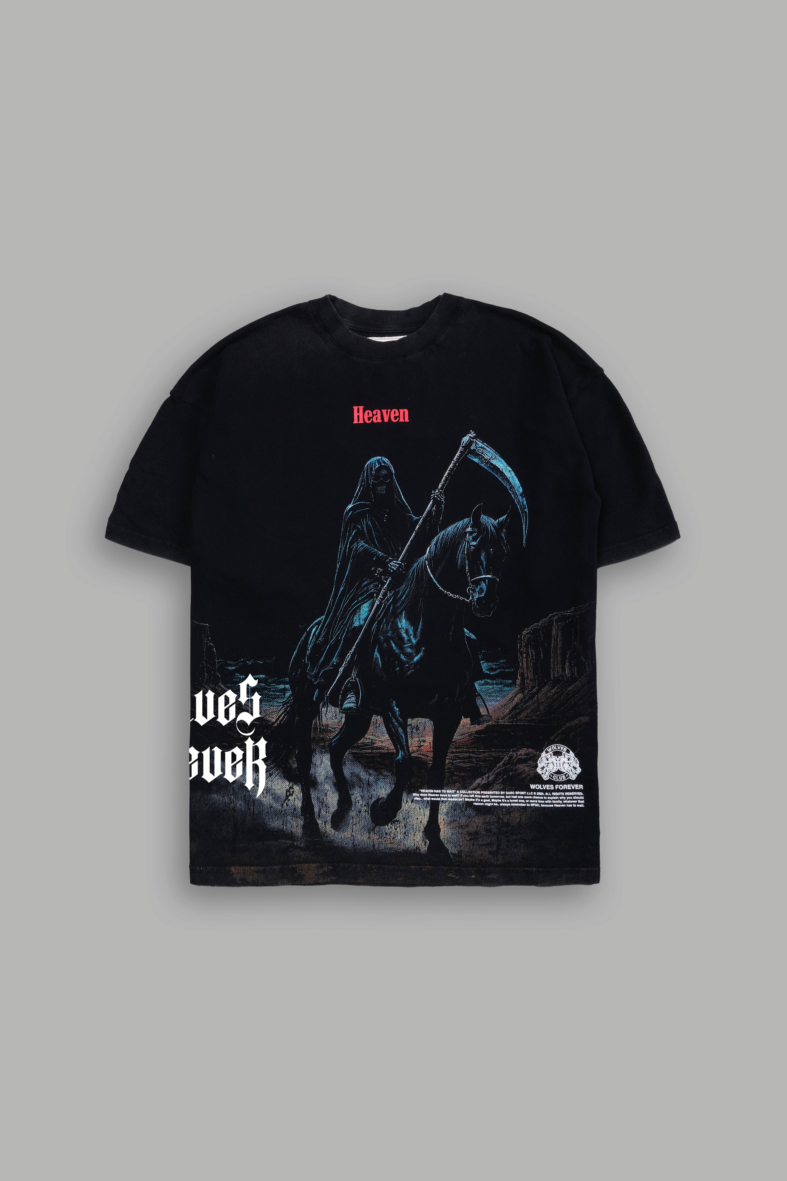 Death Canyon "Side By Side" Oversized Tee in Black