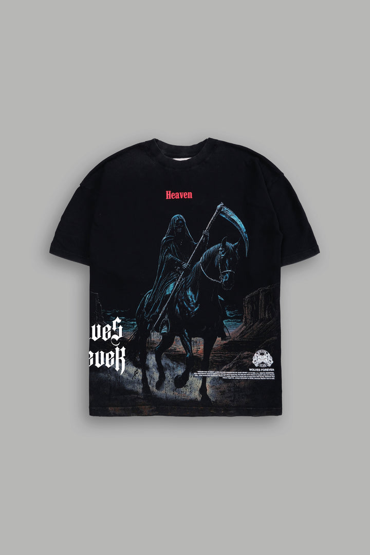 Death Canyon "Side By Side" Oversized Tee in Black