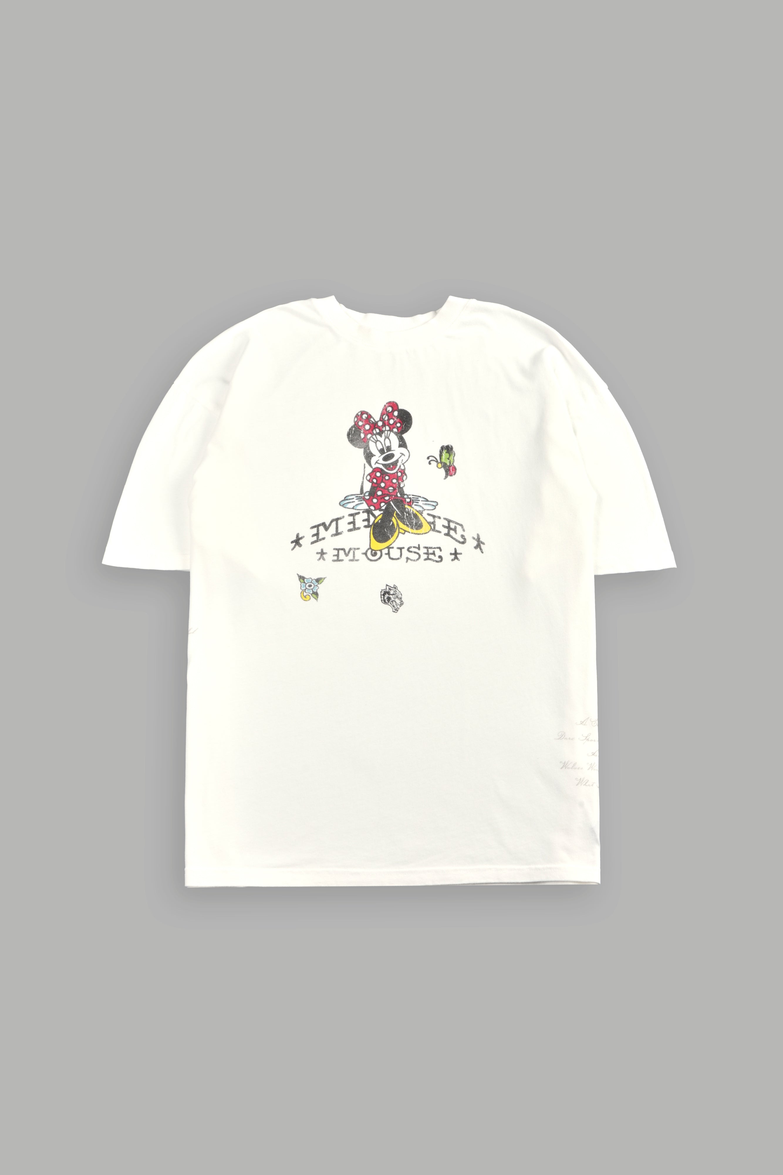 Minnie Mouse Energy  Side-By-Side Series Premium Oversized Tee in Cream