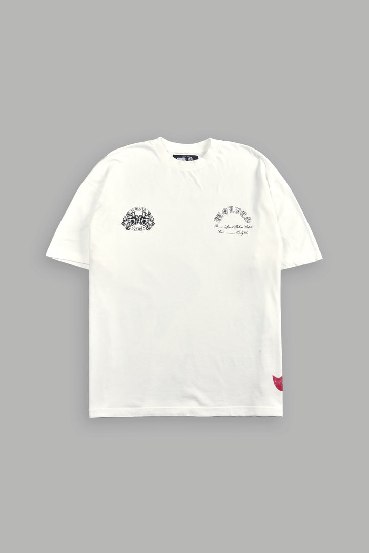 No Pain No Gain Premium Oversized Tee in Cream