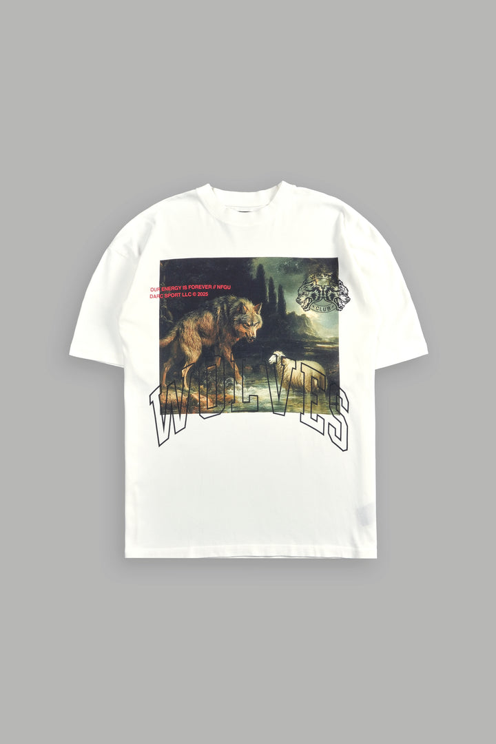 Don't Sleep "Premium" Oversized Tee in Cream