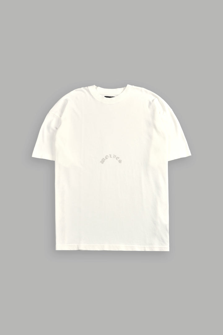 The Wolves & The Moth "Premium" Oversized Tee in Cream