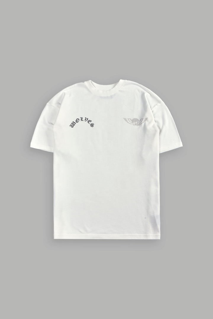 Darc Creed "Premium" Oversized Tee in Cream