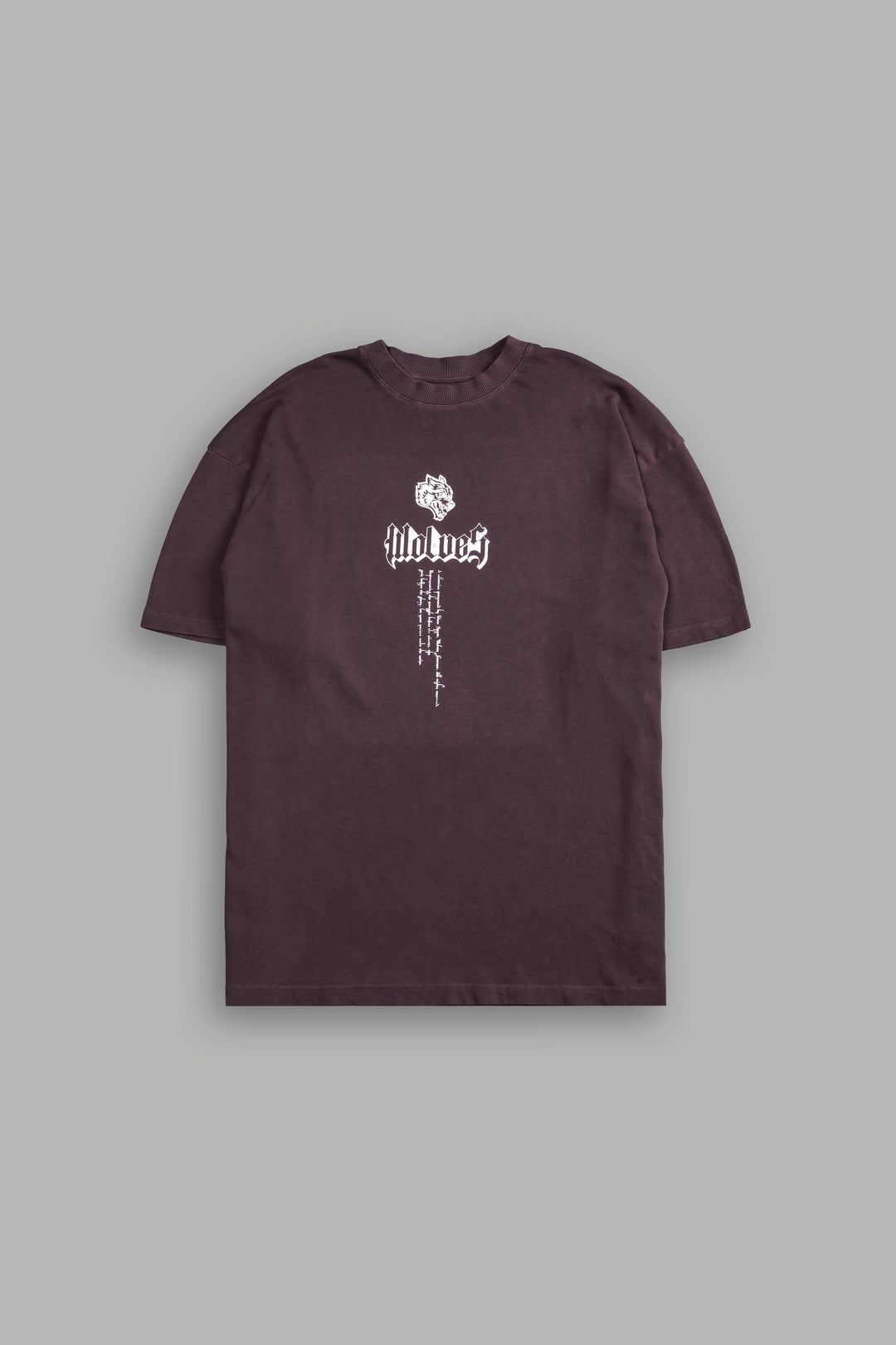 Age Of The Valkyrie "Premium" Oversized Unisex Tee in Darc Purple