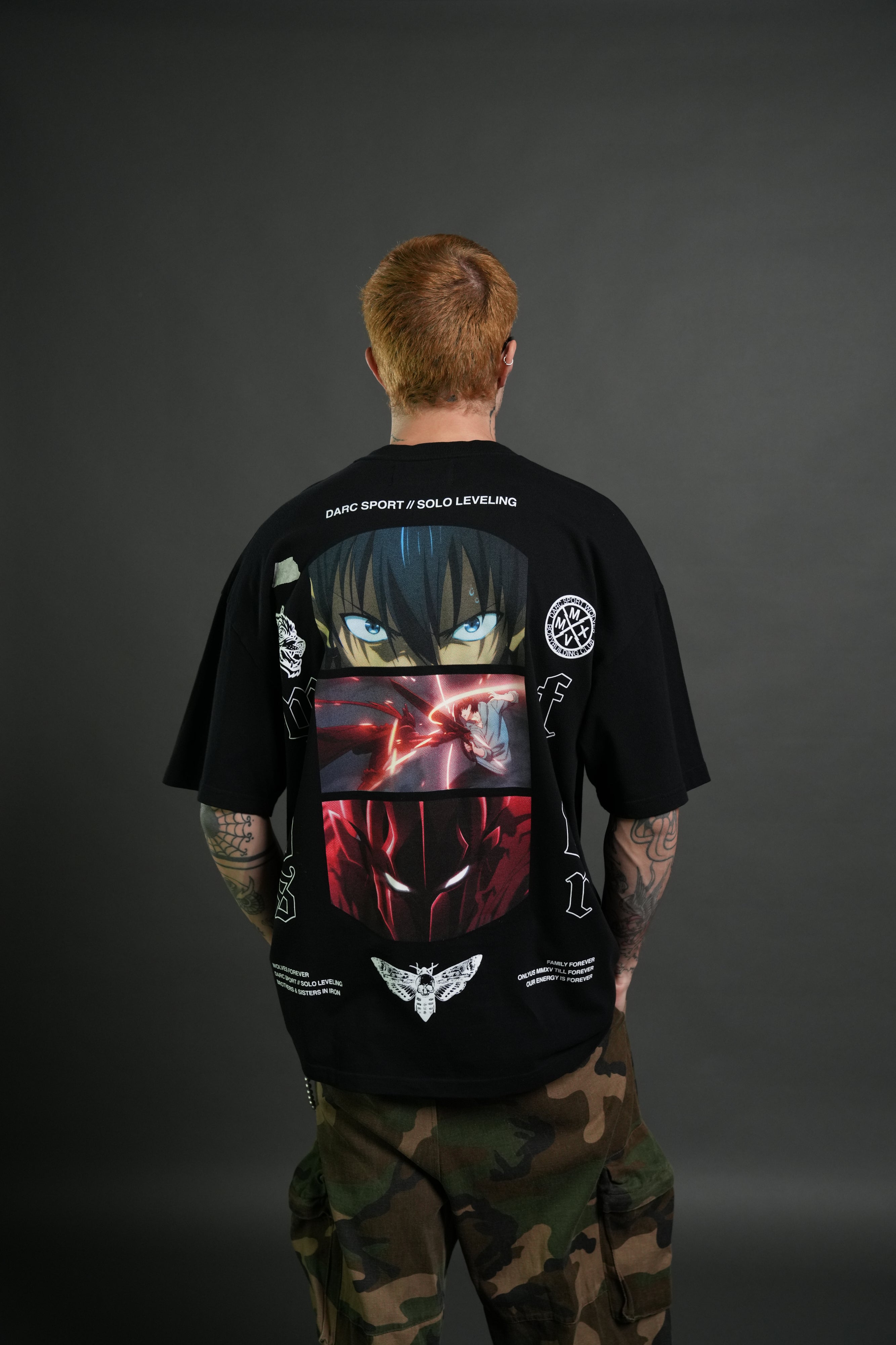 Awakened Premium Oversized Tee in Black