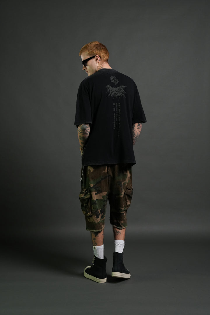 Blood Moon Premium Oversized Tee in Black