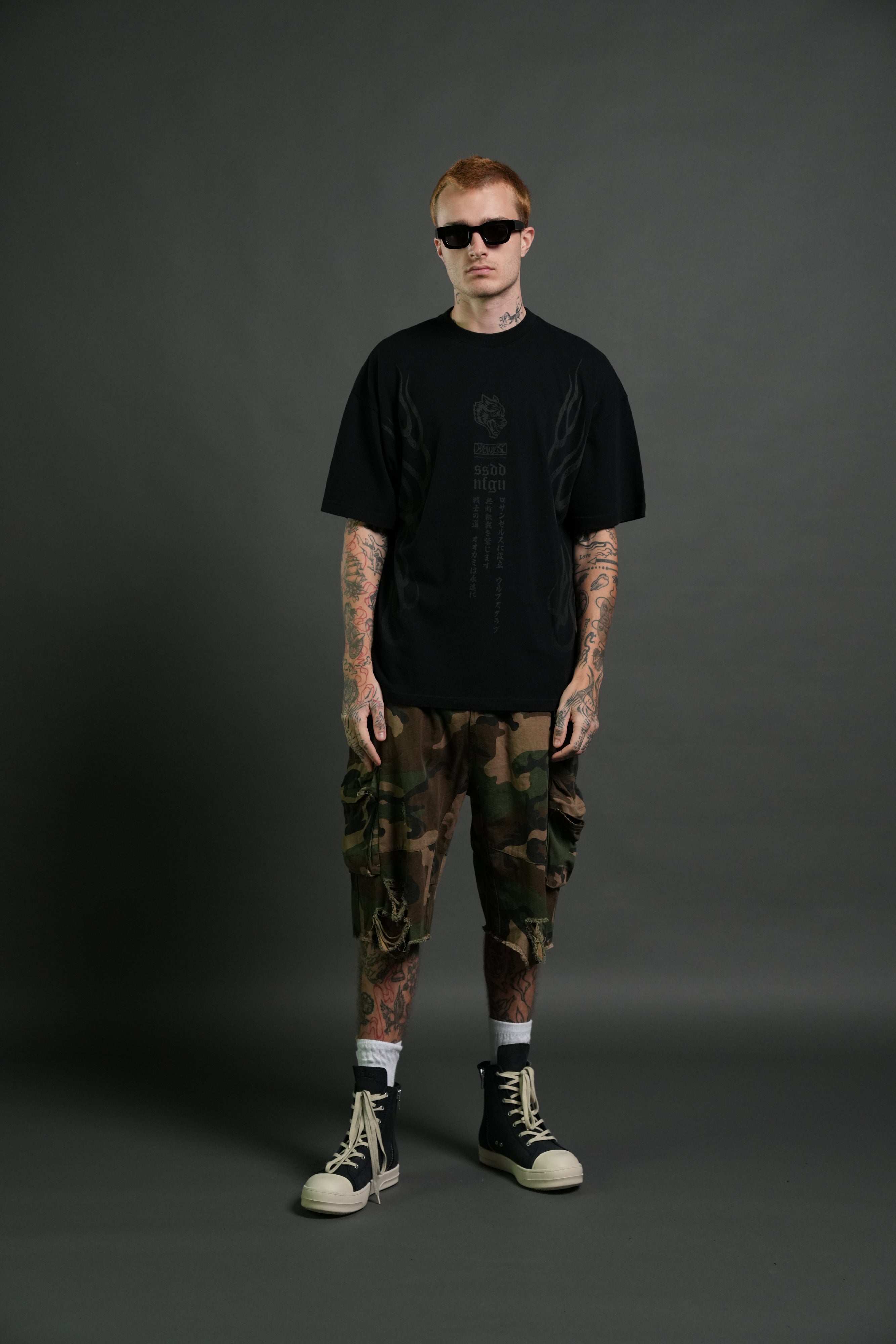 Gyomei Forever Premium Oversized Tee in Black