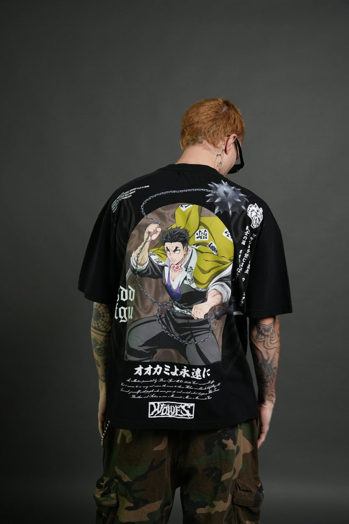 Gyomei Forever Premium Oversized Tee in Black