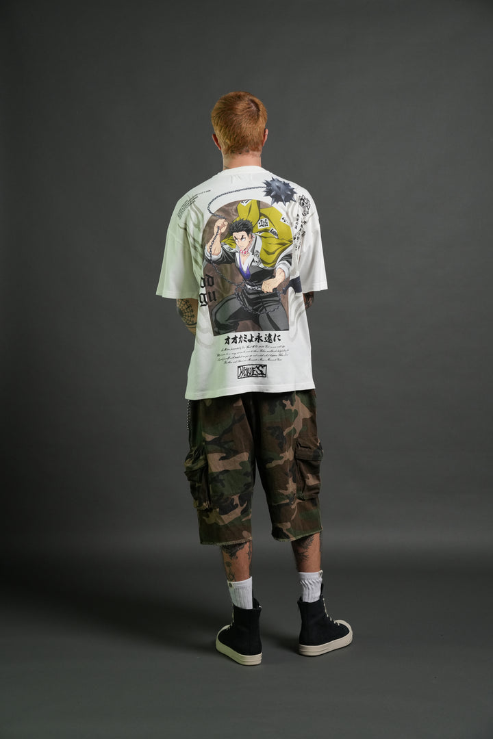 Gyomei Forever Premium Oversized Tee in Cream