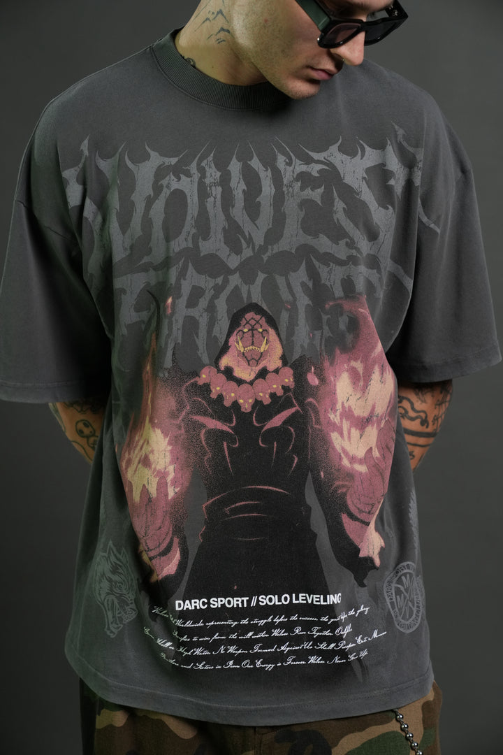 Darc Tusk Premium Oversized Tee in Wolf Gray