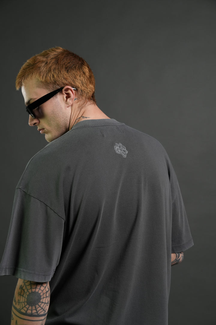 Darc Tusk Premium Oversized Tee in Wolf Gray