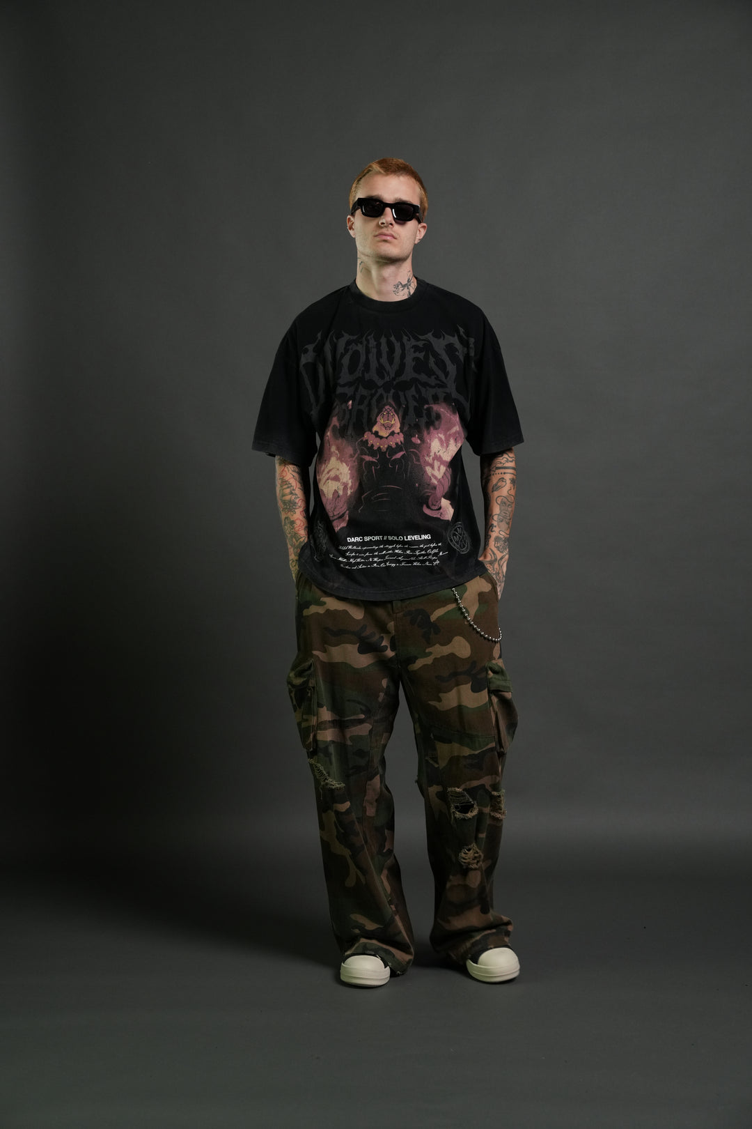 Darc Tusk Premium Oversized Tee in Black