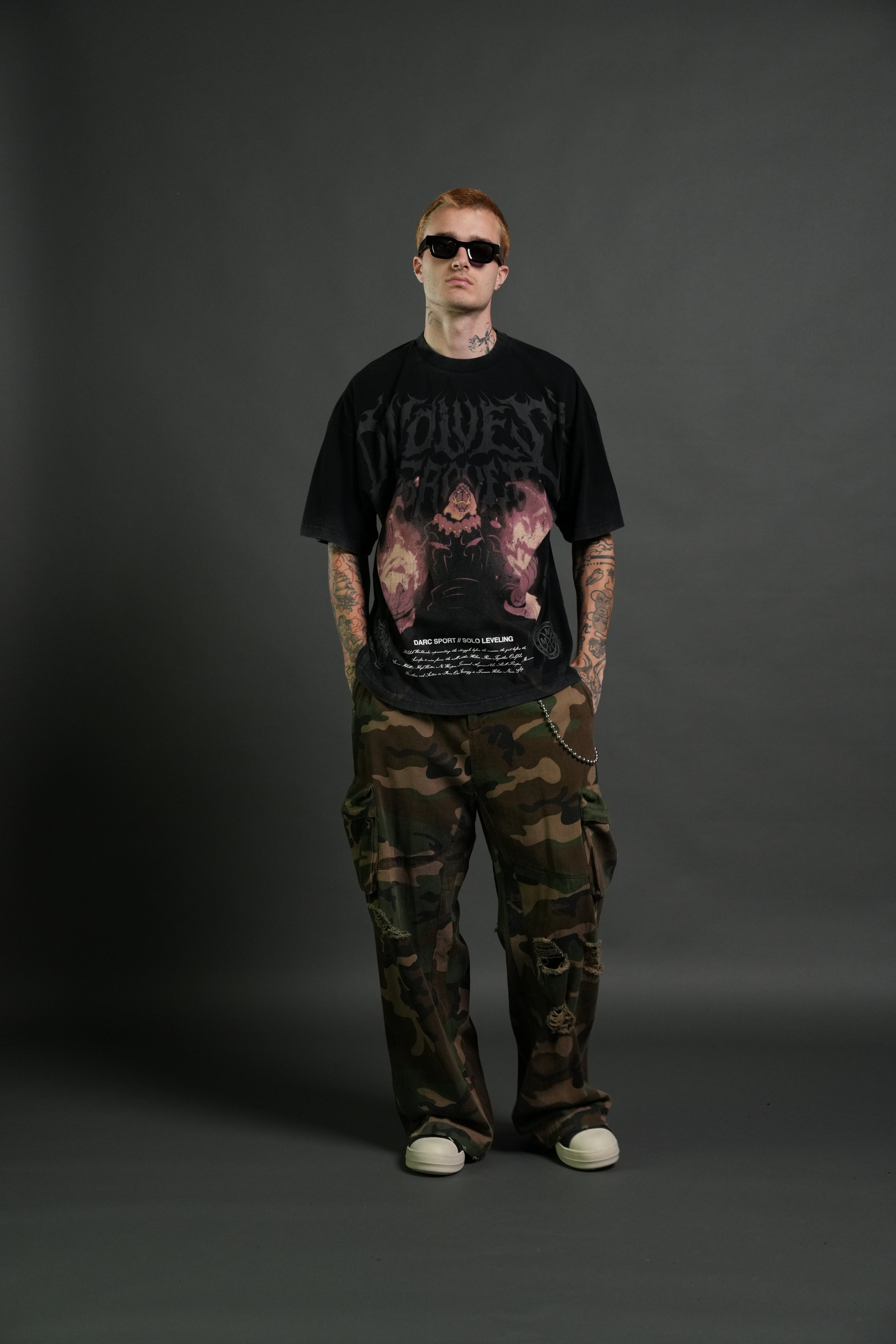 Darc Tusk Premium Oversized Tee in Black