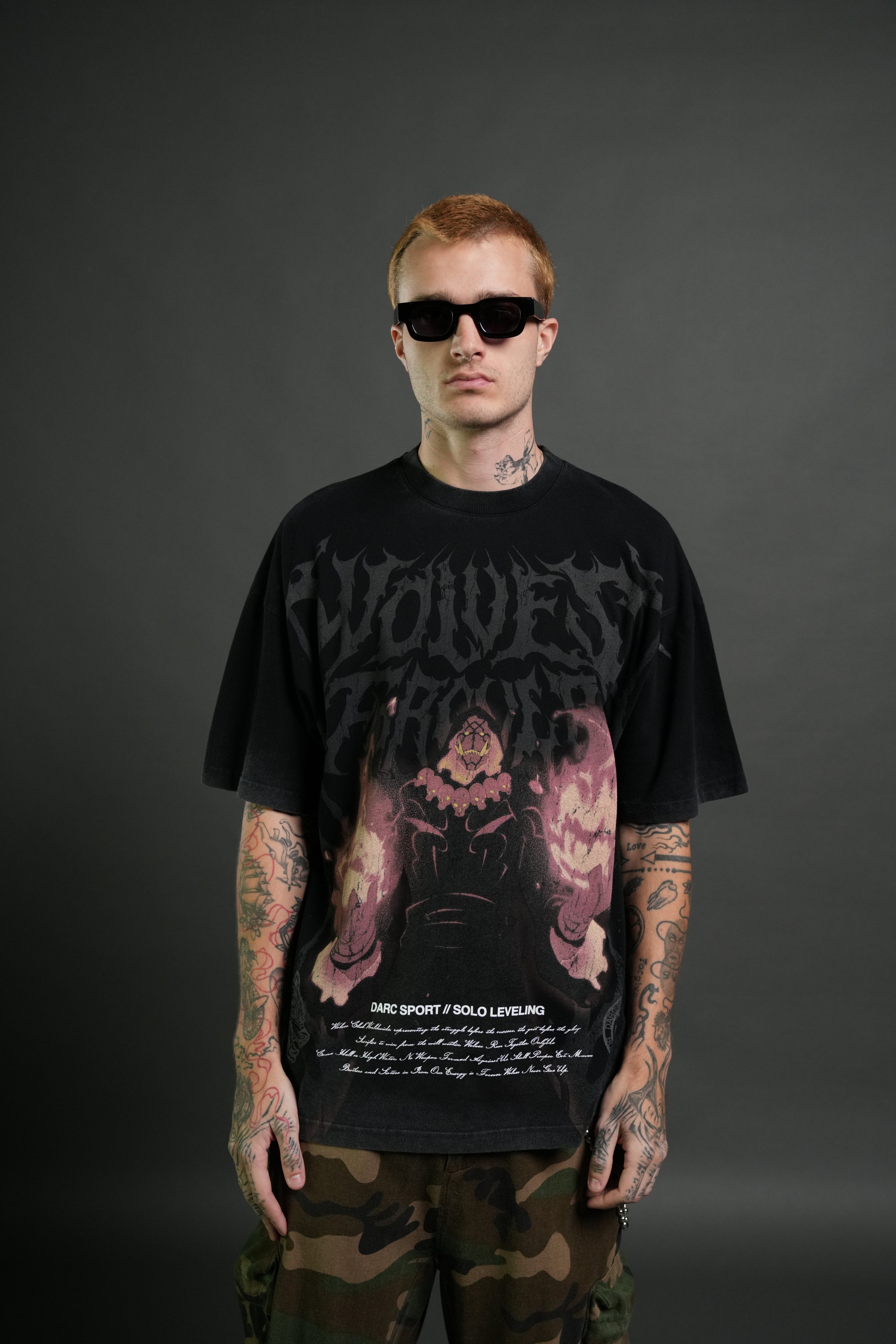 Darc Tusk Premium Oversized Tee in Black