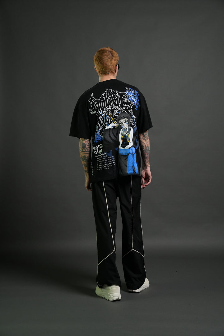 Relentless Premium Oversized Tee in Black
