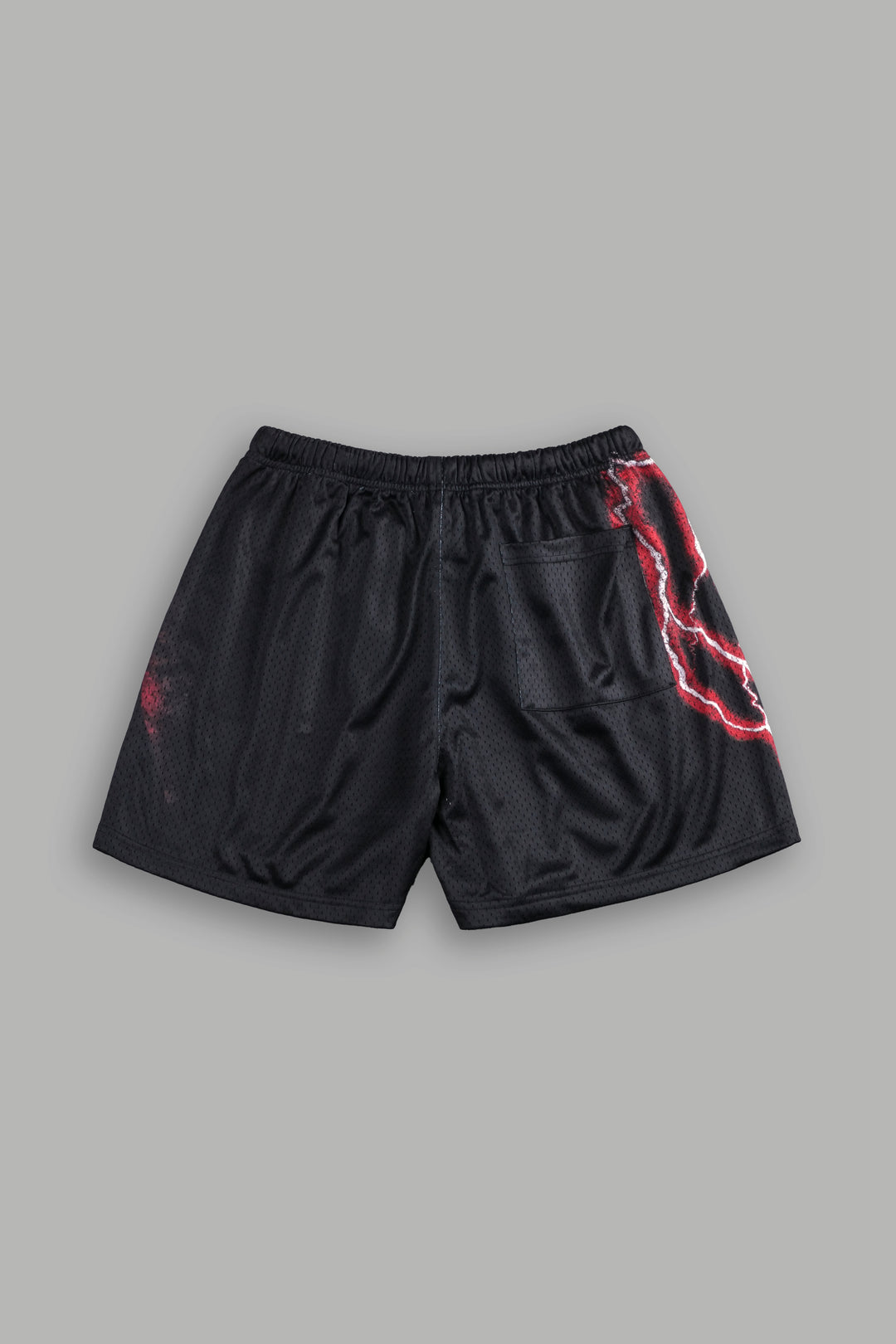 The Power Of The Dark Side Maul Mesh Shorts in Black