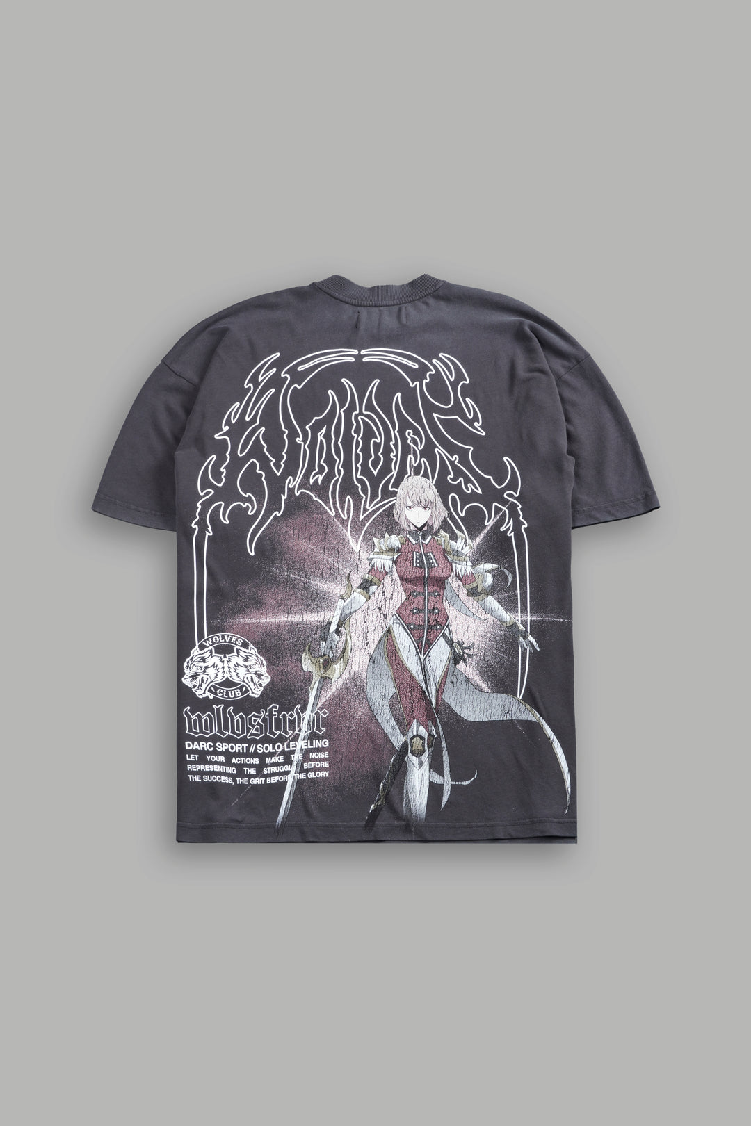 The Valkyrie Premium Oversized Tee in Wolf Gray