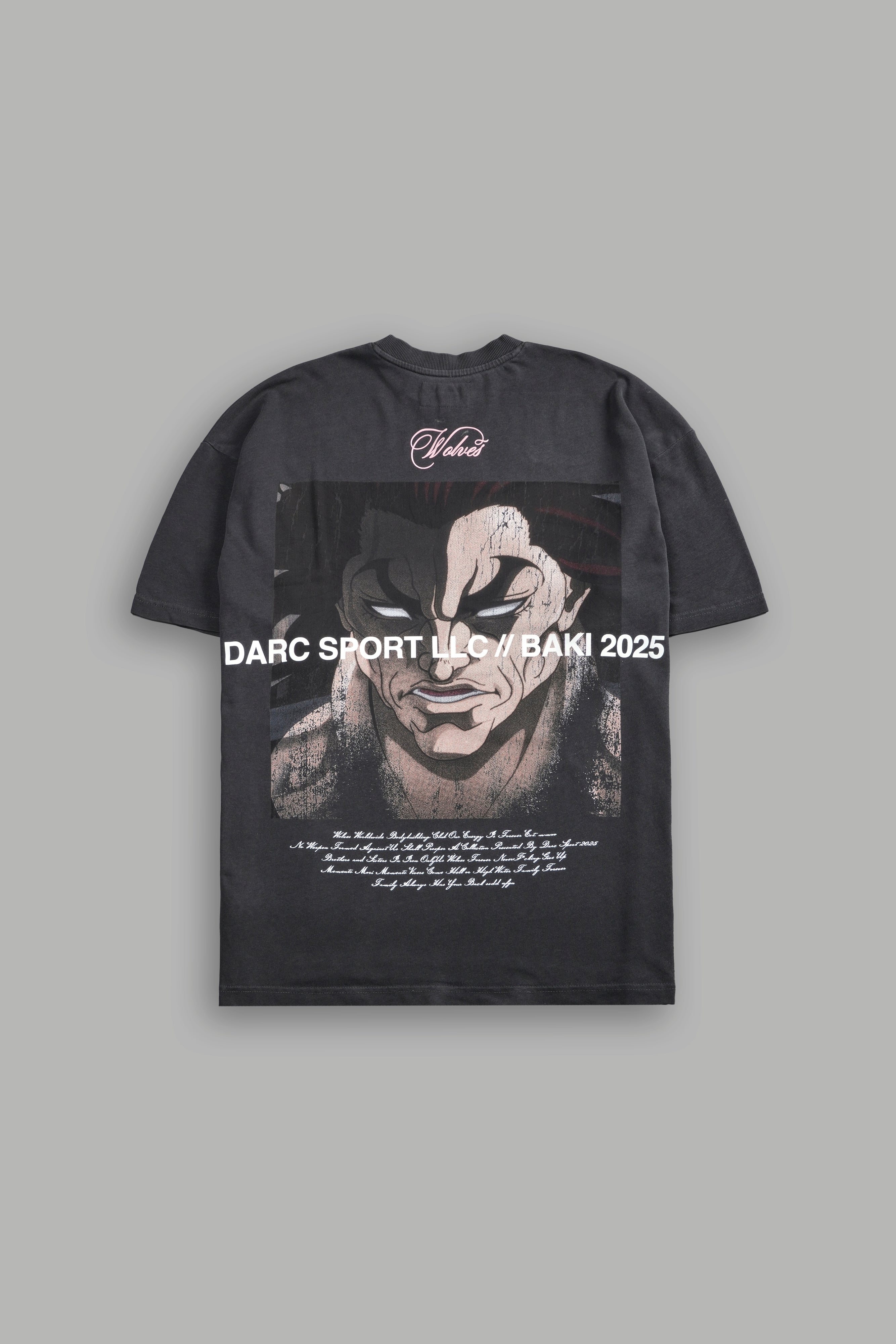 (1 Of 500) Wrath of Ogre "Premium" Oversized Tee in Wolf Gray