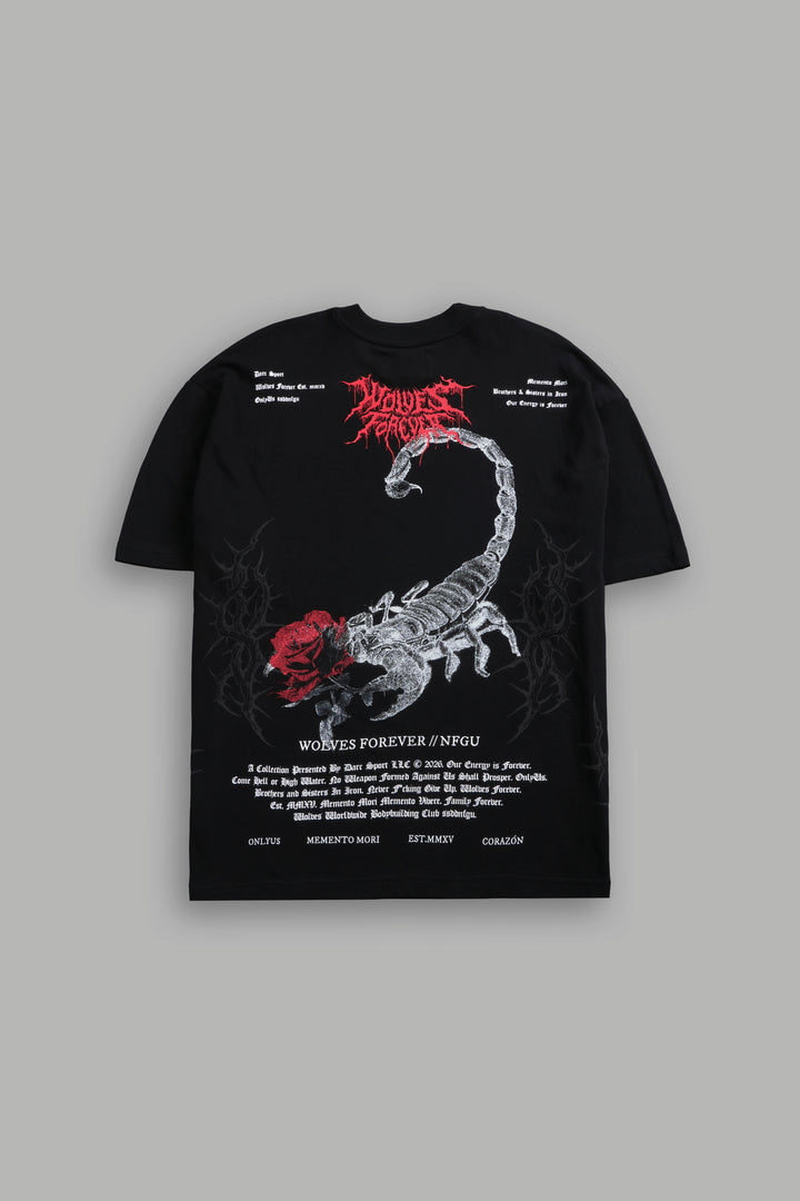 Scorpion Thorns "Premium" Oversized Tee in Black