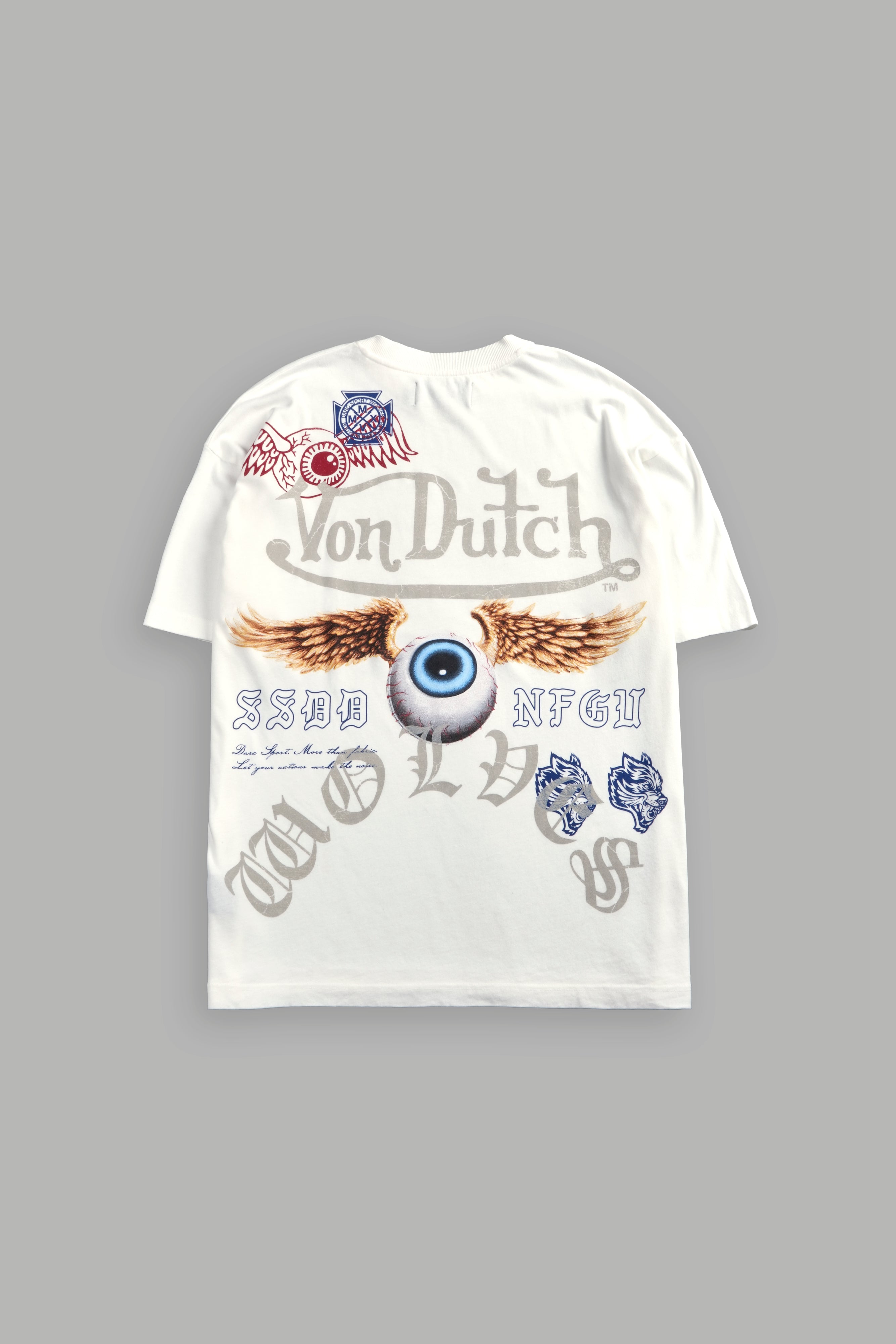 DSVD NFGU Premium Oversized Tee in Cream