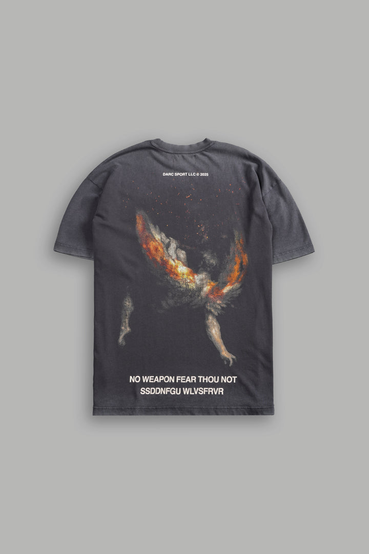 Casted Out "Premium" Oversized Tee in Wolf Gray