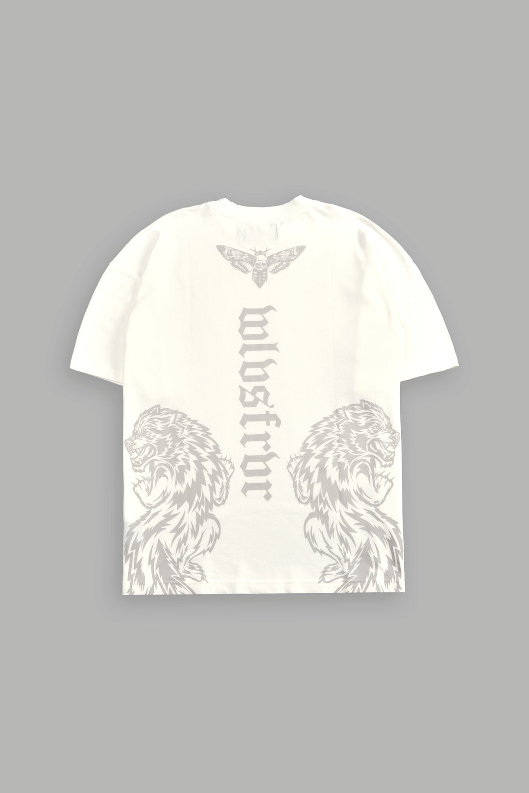 The Wolves & The Moth "Premium" Oversized Tee in Cream