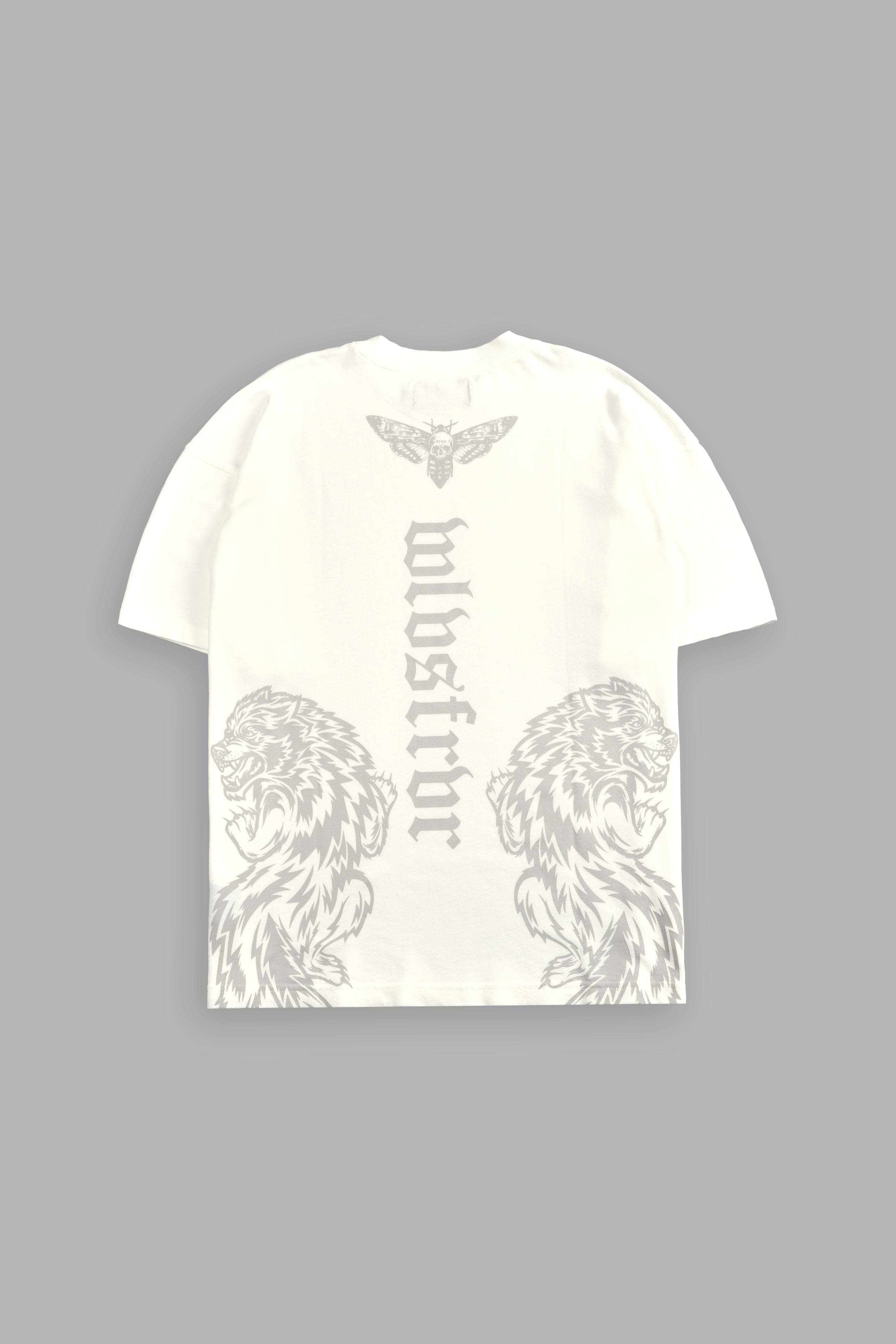 The Wolves & The Moth "Premium" Oversized Tee in Cream