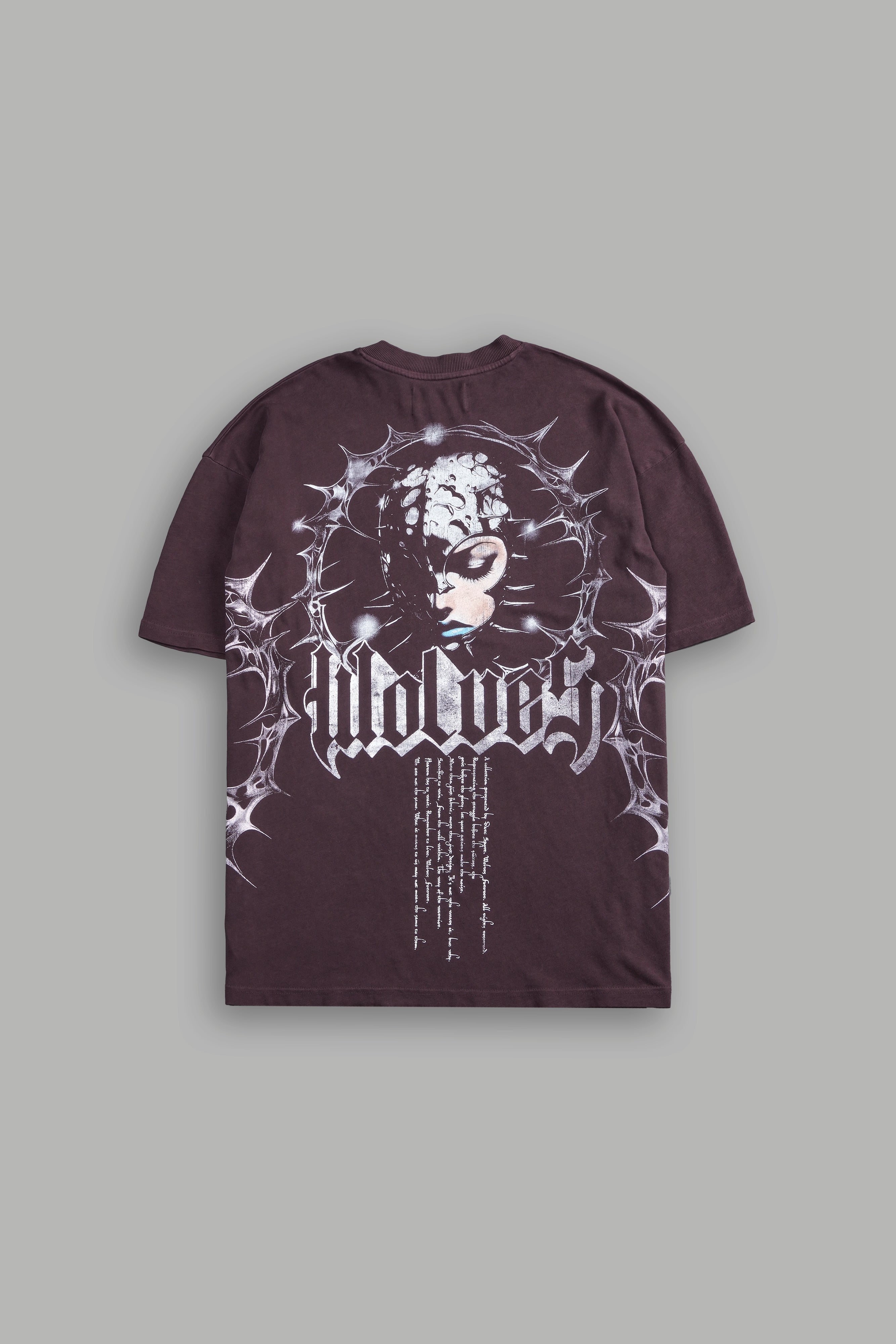 Age Of The Valkyrie "Premium" Oversized Unisex Tee in Darc Purple