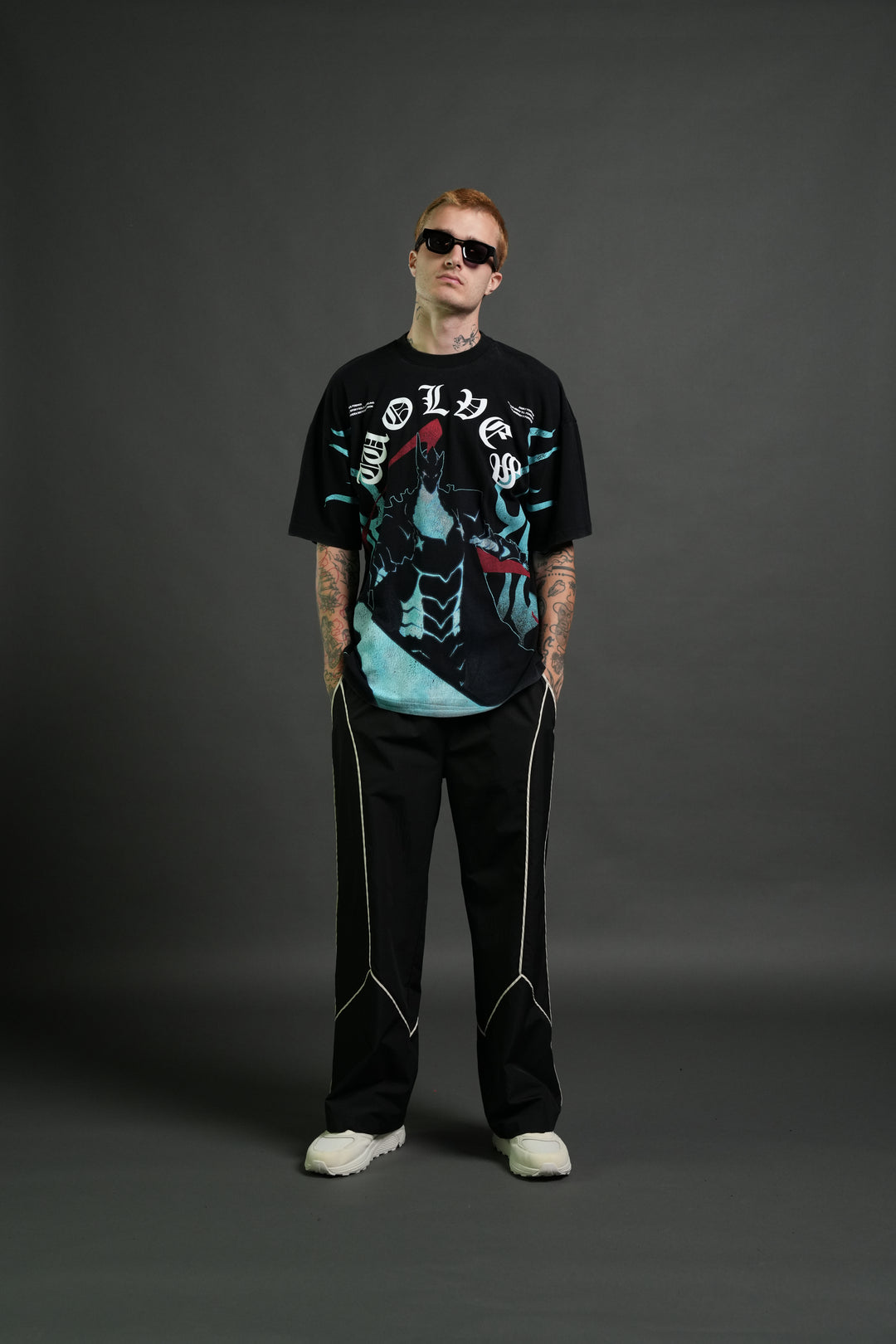 Igris Ascends Premium Oversized Tee in Black