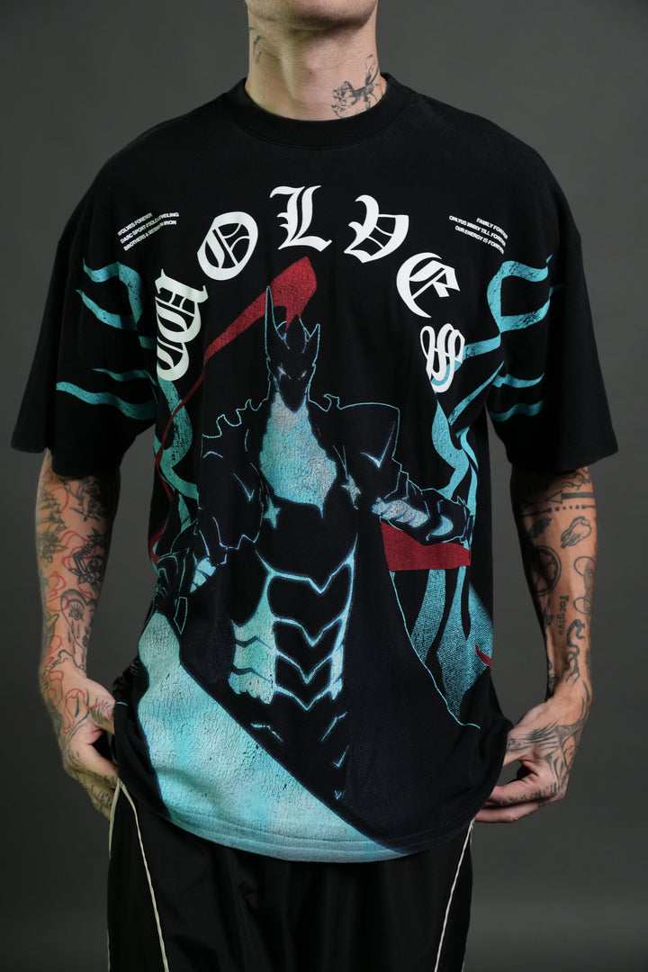 Igris Ascends Premium Oversized Tee in Black