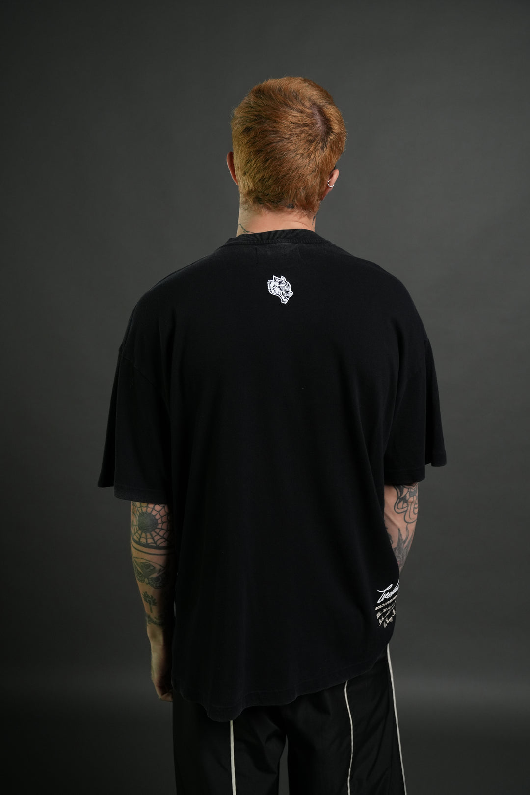 Igris Ascends Premium Oversized Tee in Black