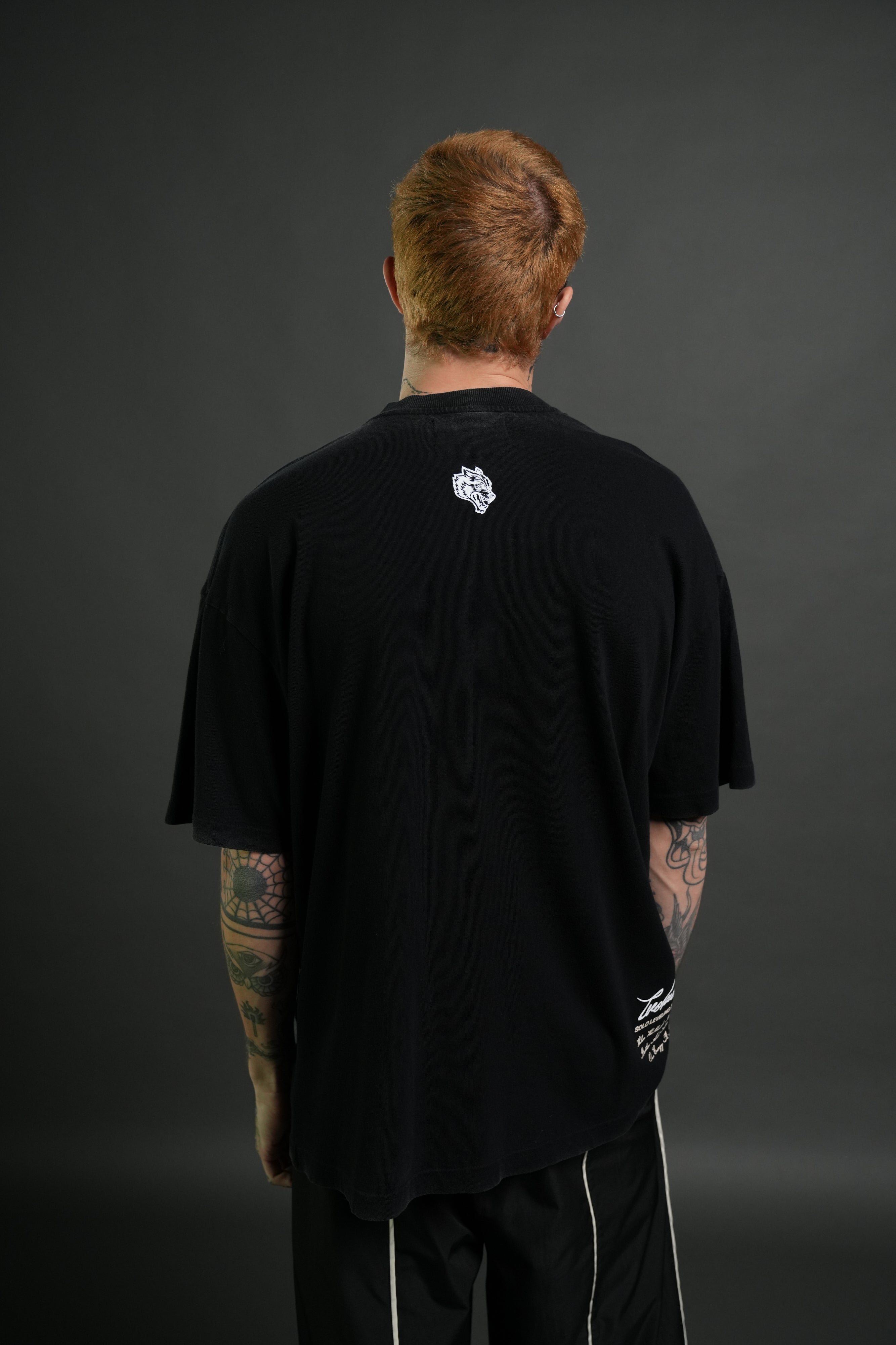 Igris Ascends Premium Oversized Tee in Black