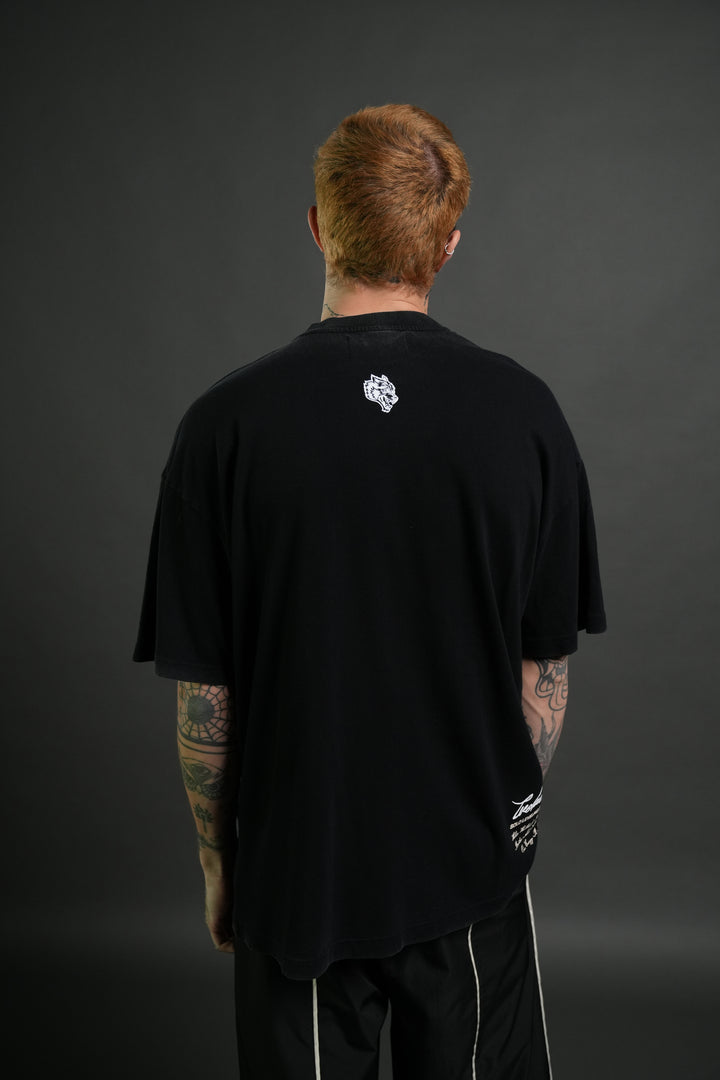 Igris Ascends Premium Oversized Tee in Black
