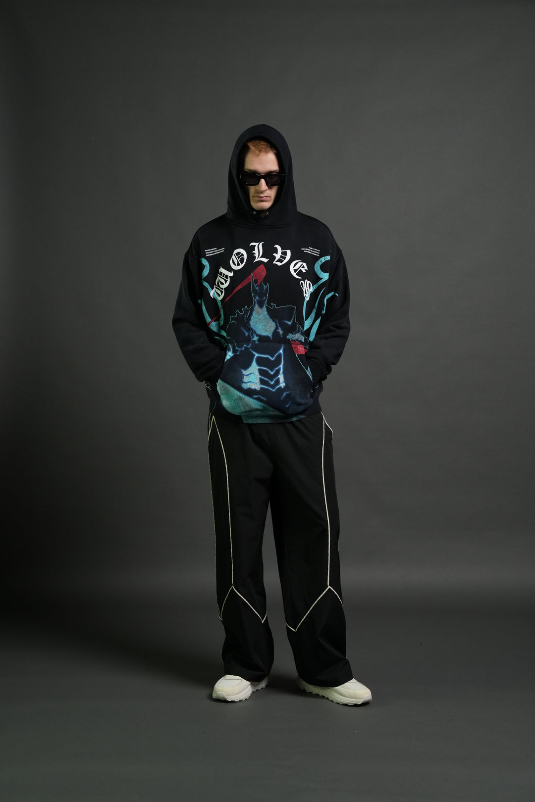 Igris Ascends "Pierce" Hoodie in Black Sun Fade