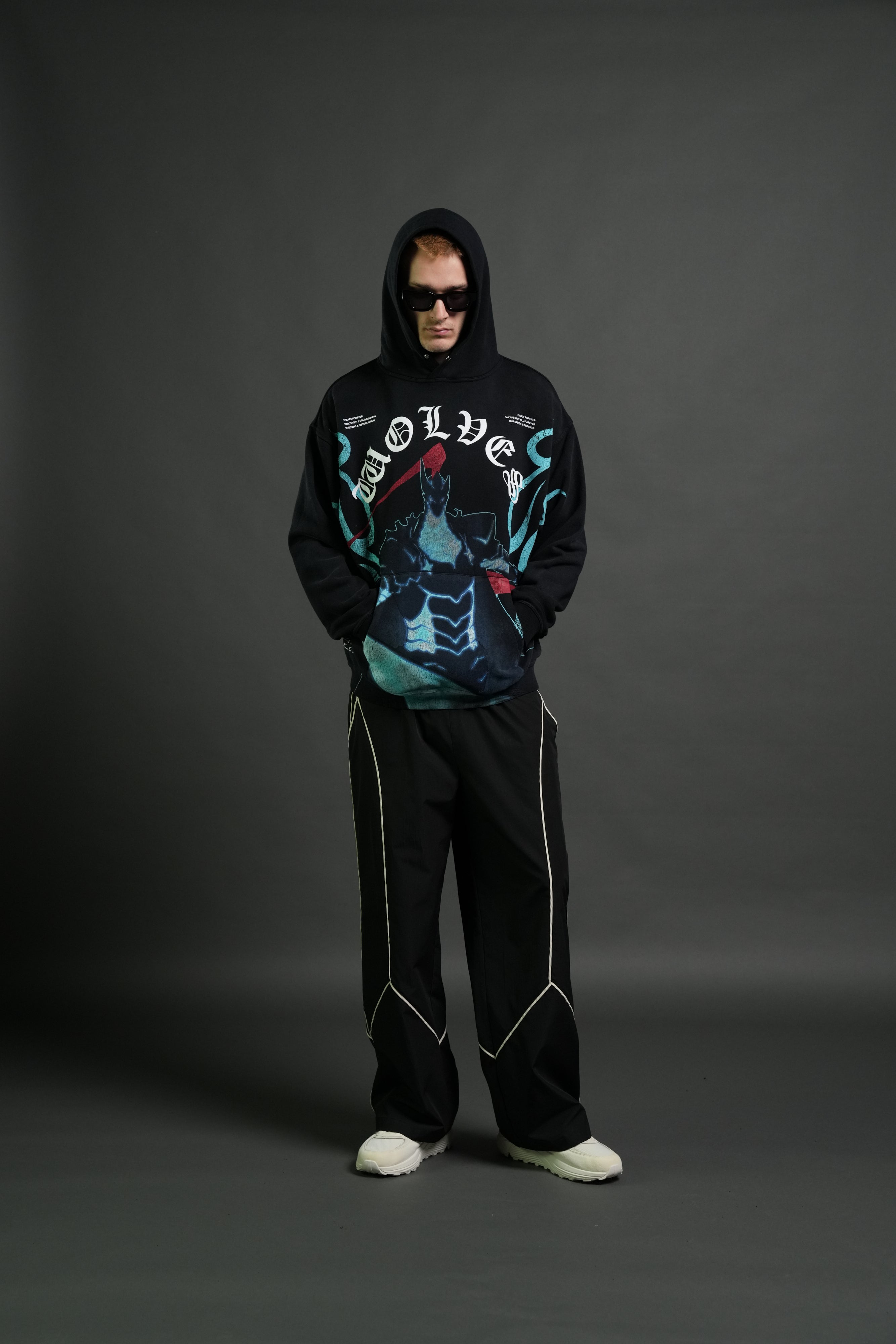 Igris Ascends "Pierce" Hoodie in Black Sun Fade