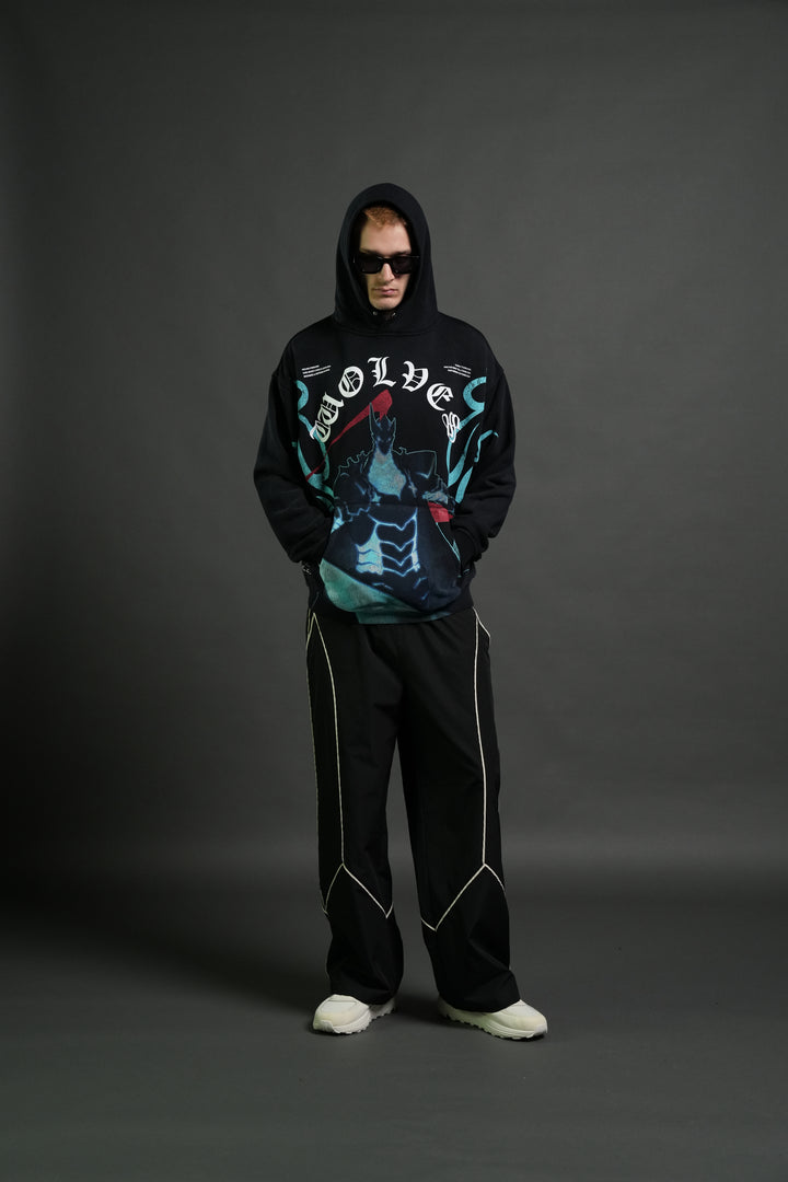 Igris Ascends "Pierce" Hoodie in Black Sun Fade