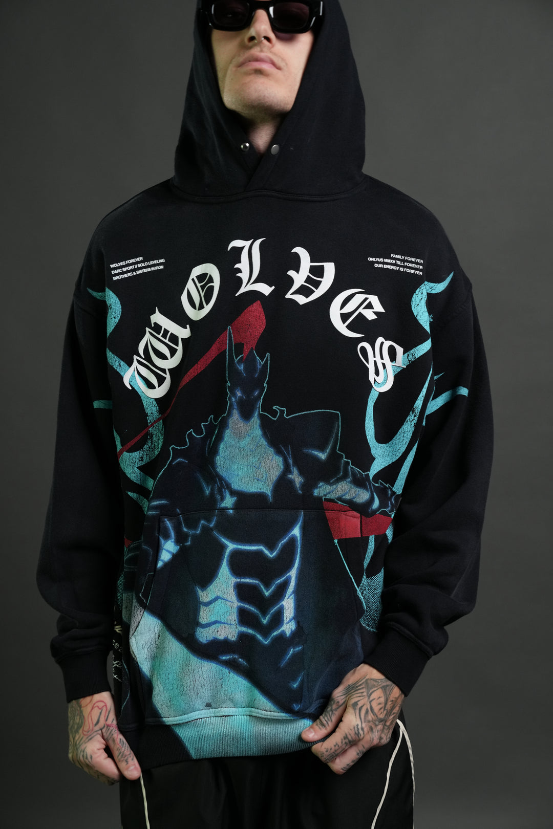 Igris Ascends "Pierce" Hoodie in Black Sun Fade