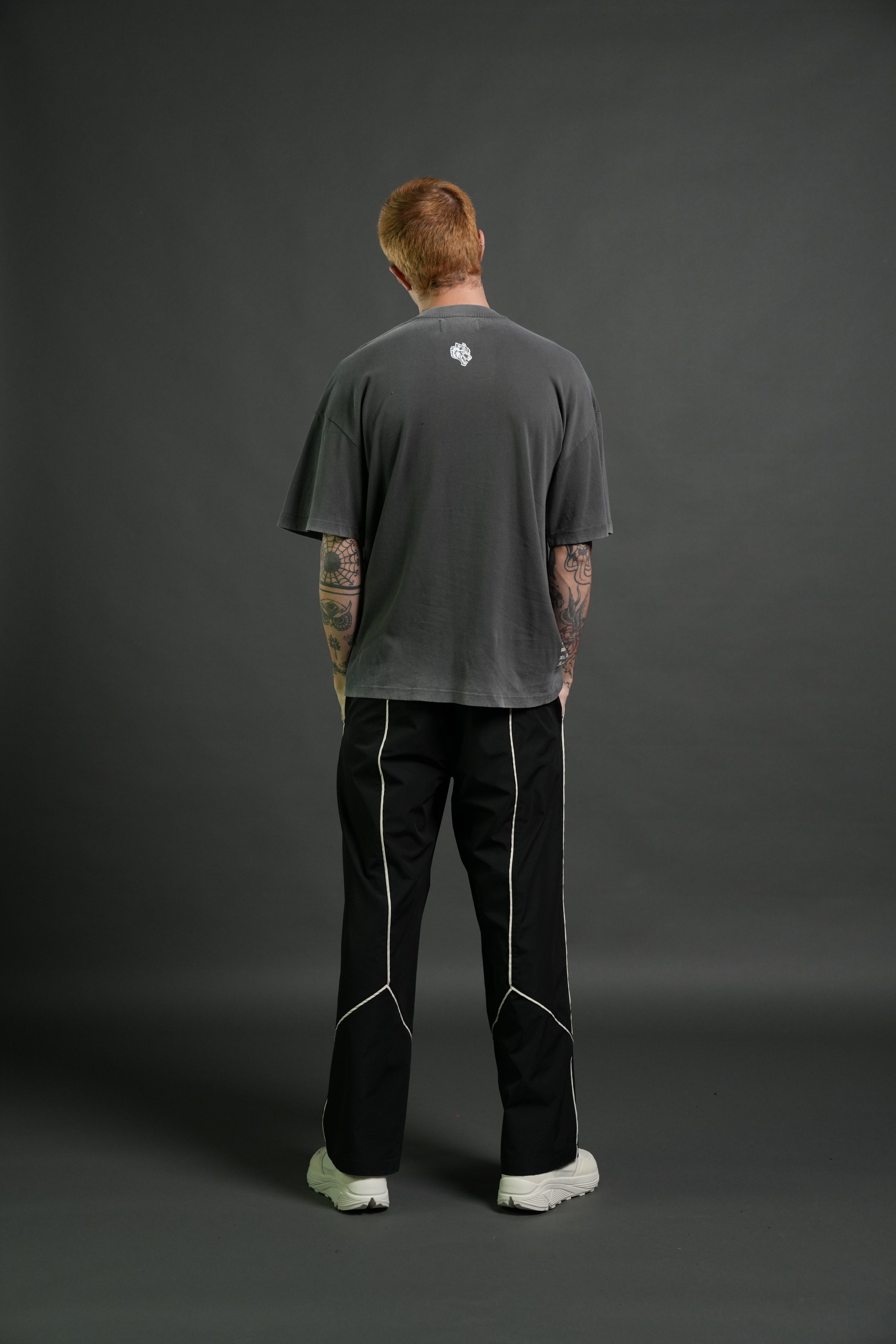 Igris Ascends Premium Oversized Tee in Wolf Gray