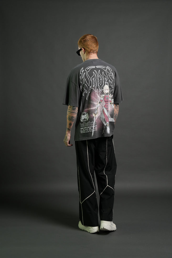 The Valkyrie Premium Oversized Tee in Wolf Gray