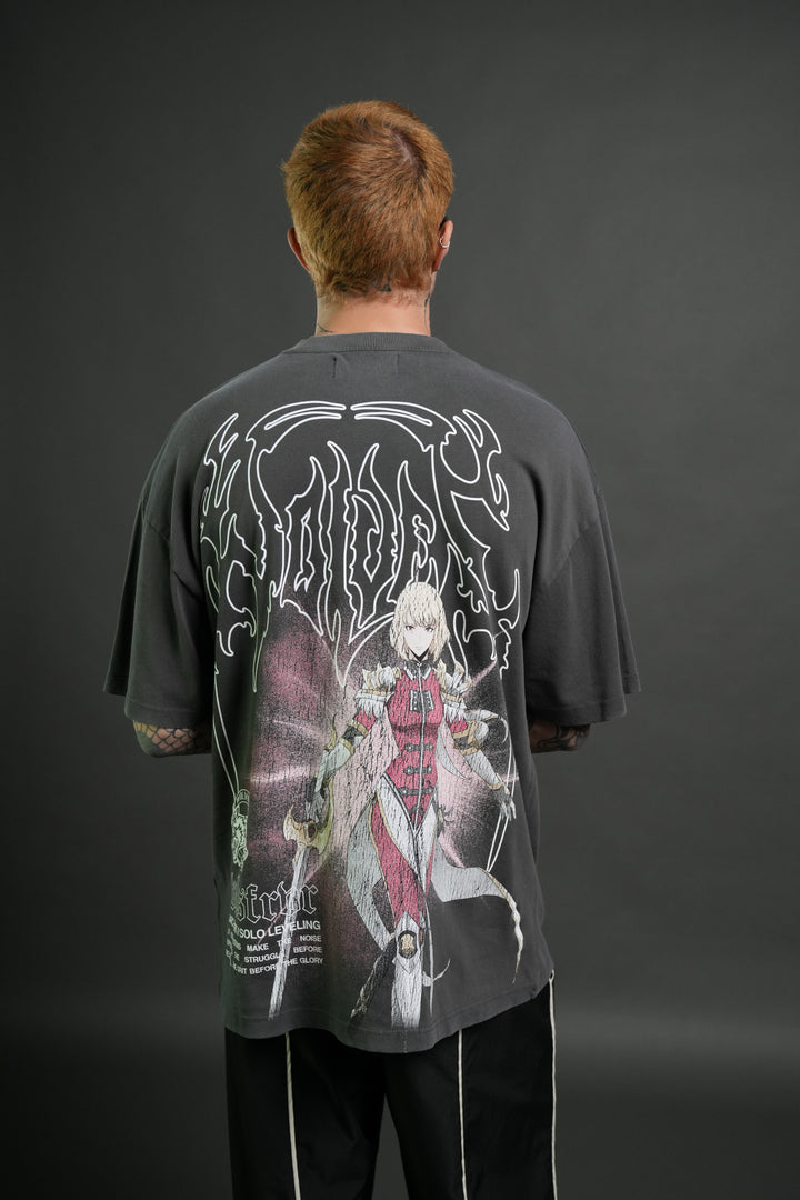 The Valkyrie Premium Oversized Tee in Wolf Gray