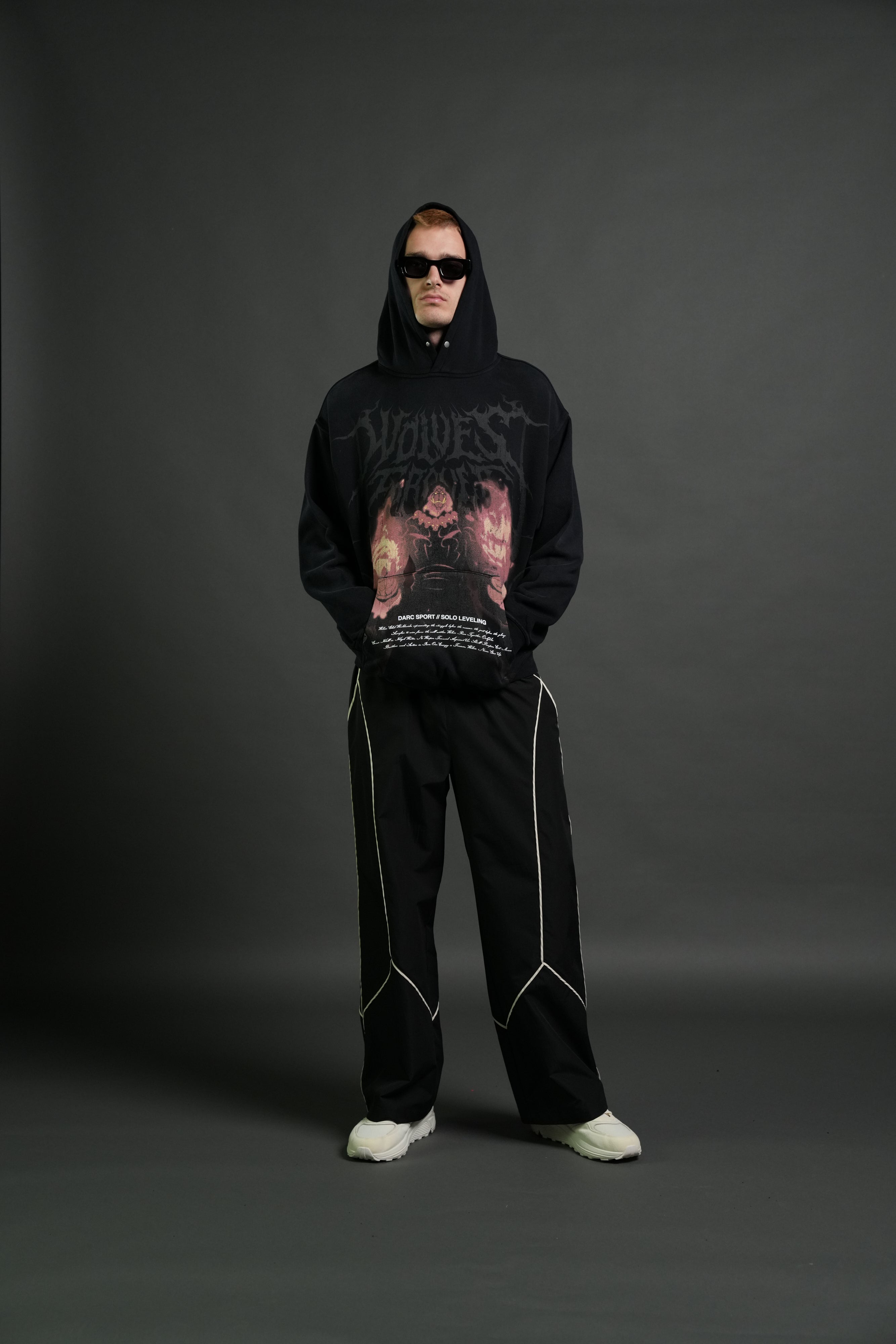 Darc Tusk "Pierce" Hoodie in Black Sun Fade
