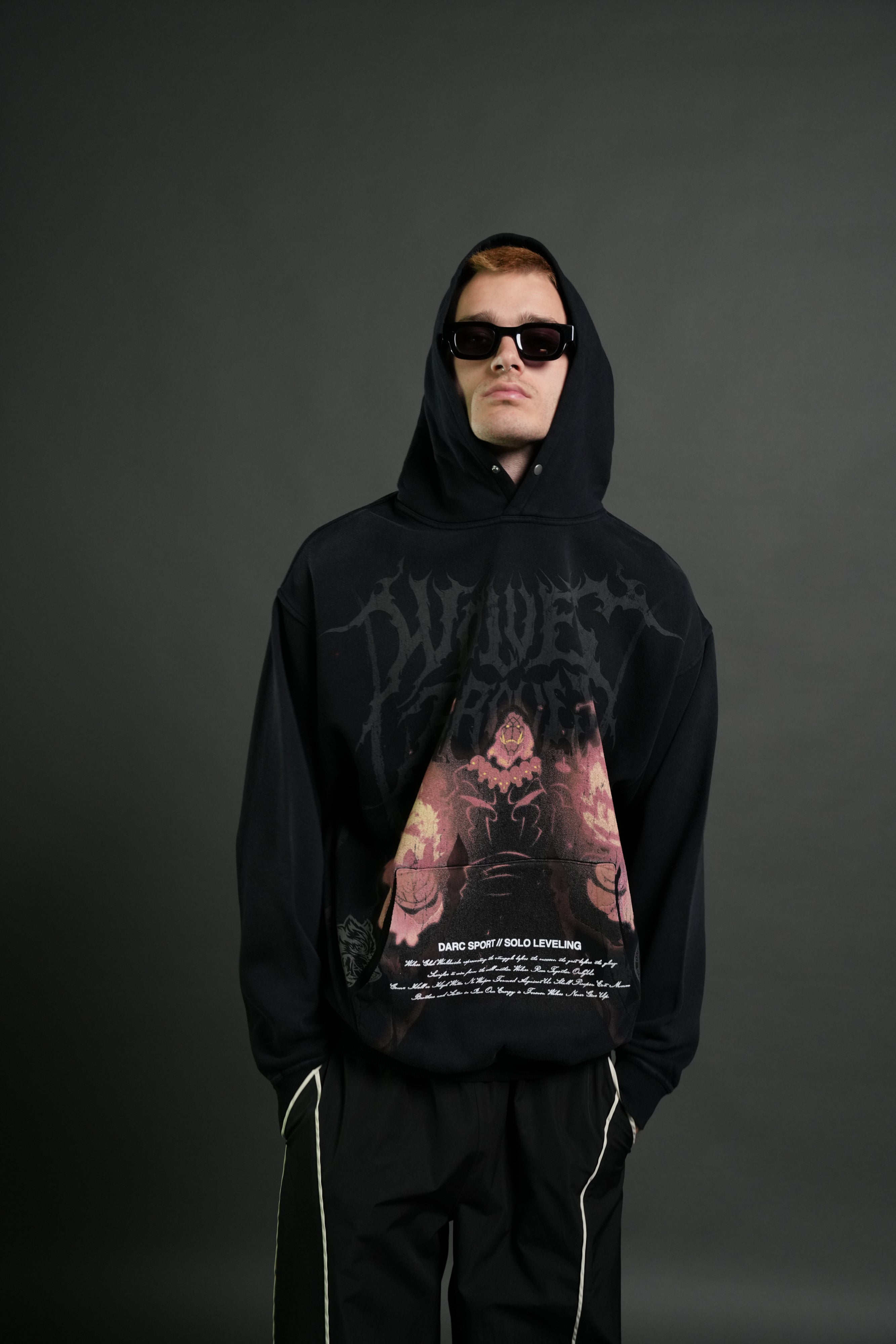 Darc Tusk "Pierce" Hoodie in Black Sun Fade