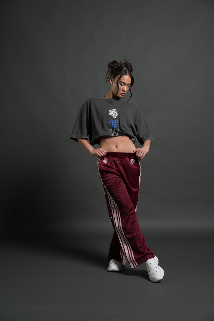 Relentless Premium Oversized Tee in Wolf Gray
