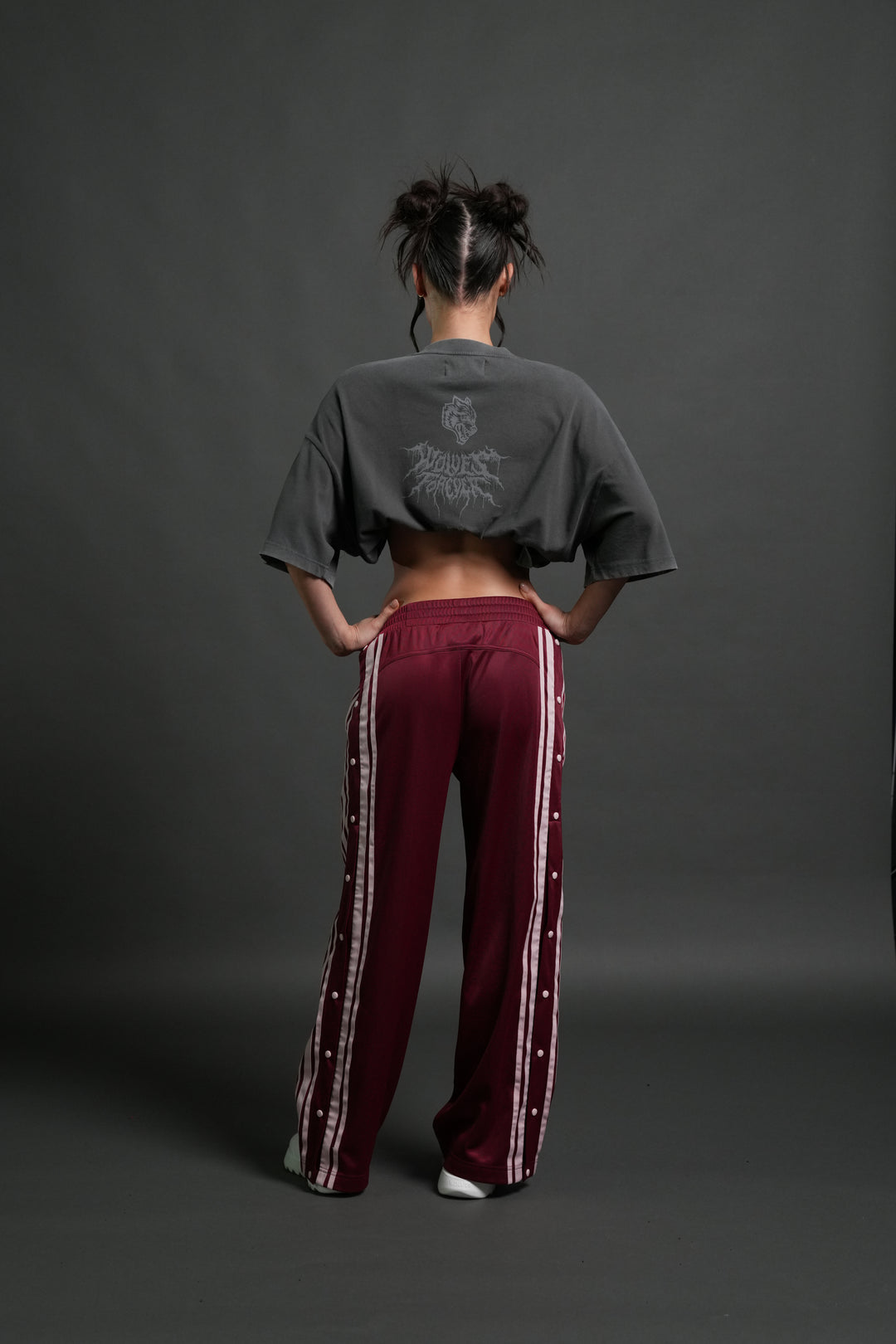 Blood Moon Premium Oversized Tee in Wolf Gray