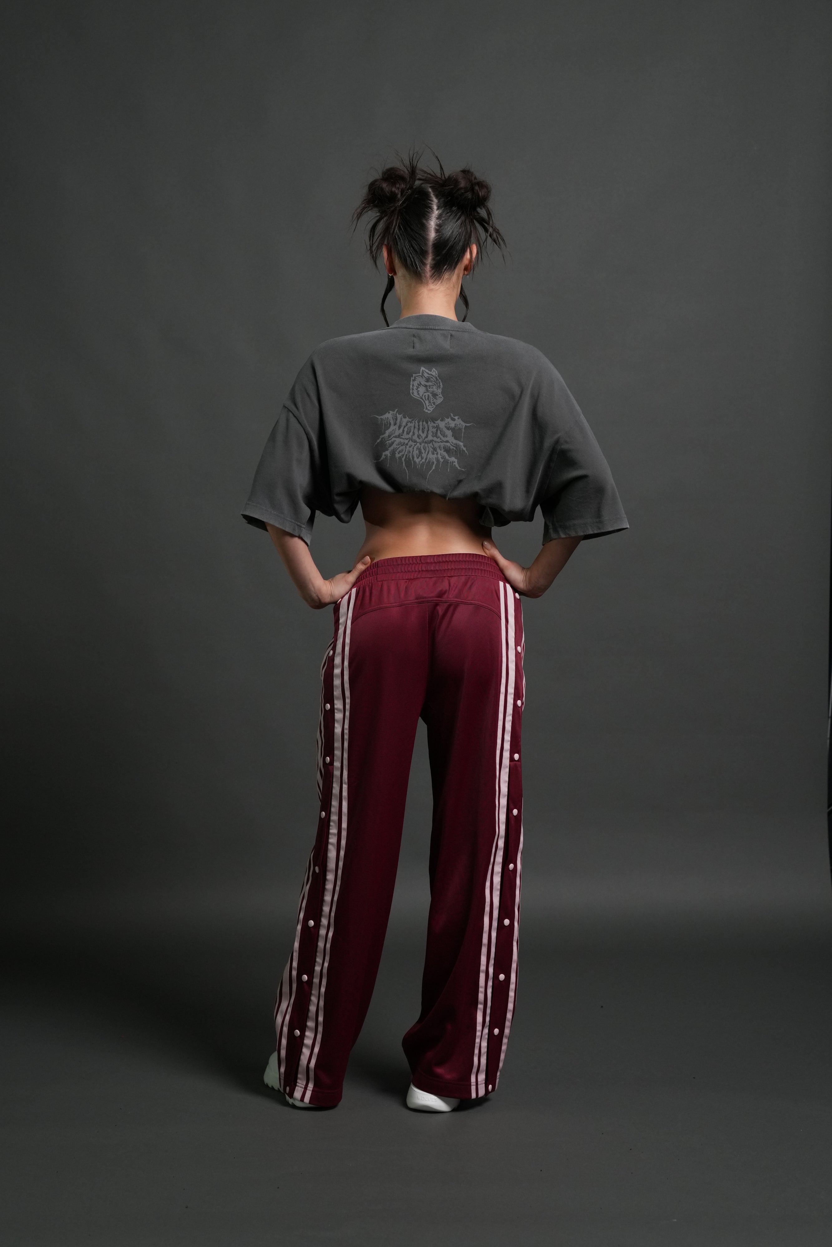 Blood Moon Premium Oversized Tee in Wolf Gray