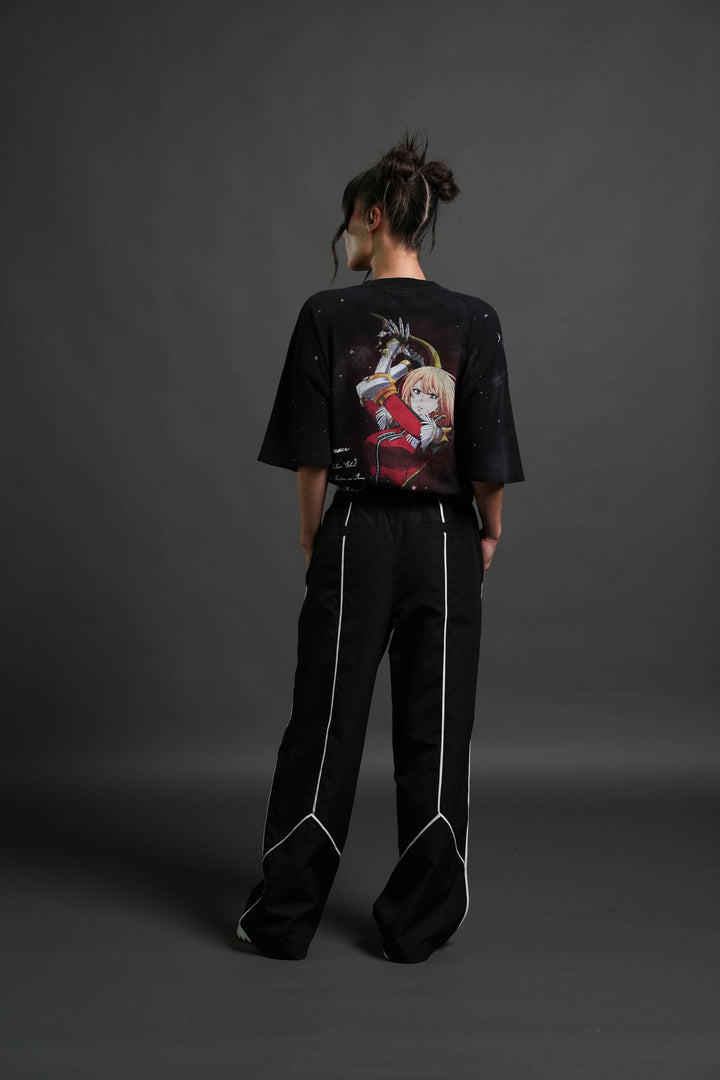 Celestial Knight Premium Oversized Tee in Black