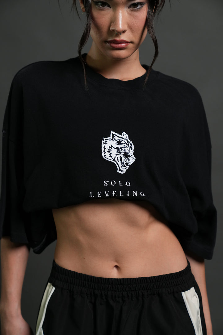 Celestial Knight Premium Oversized Tee in Black