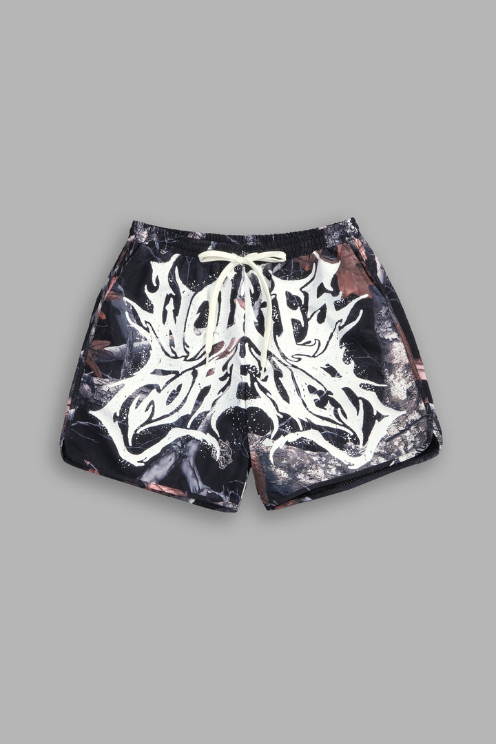 Metal Gerard Shorts in Darc Woodland Camo