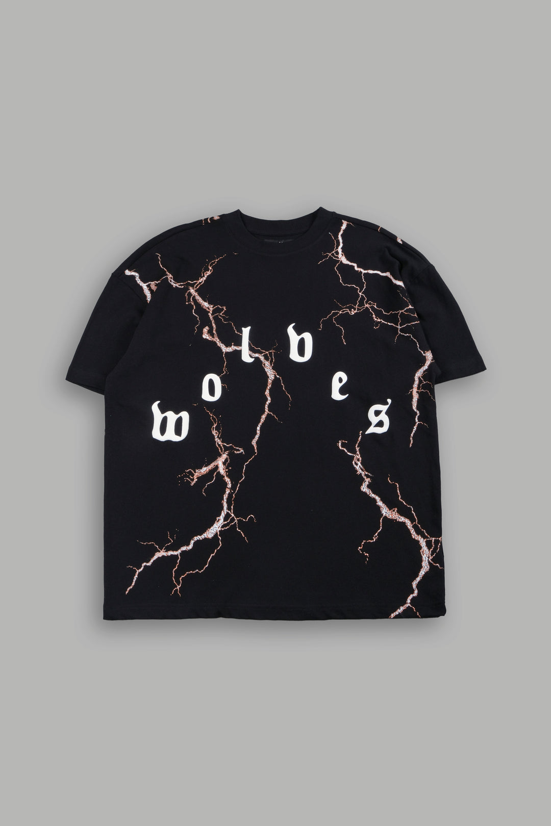 Lightning Frvr Premium Oversized Tee in Black