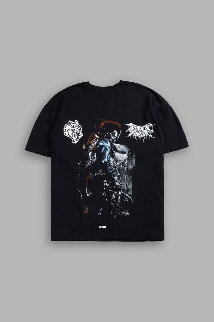 Lobo "Premium" Oversized Tee in Black